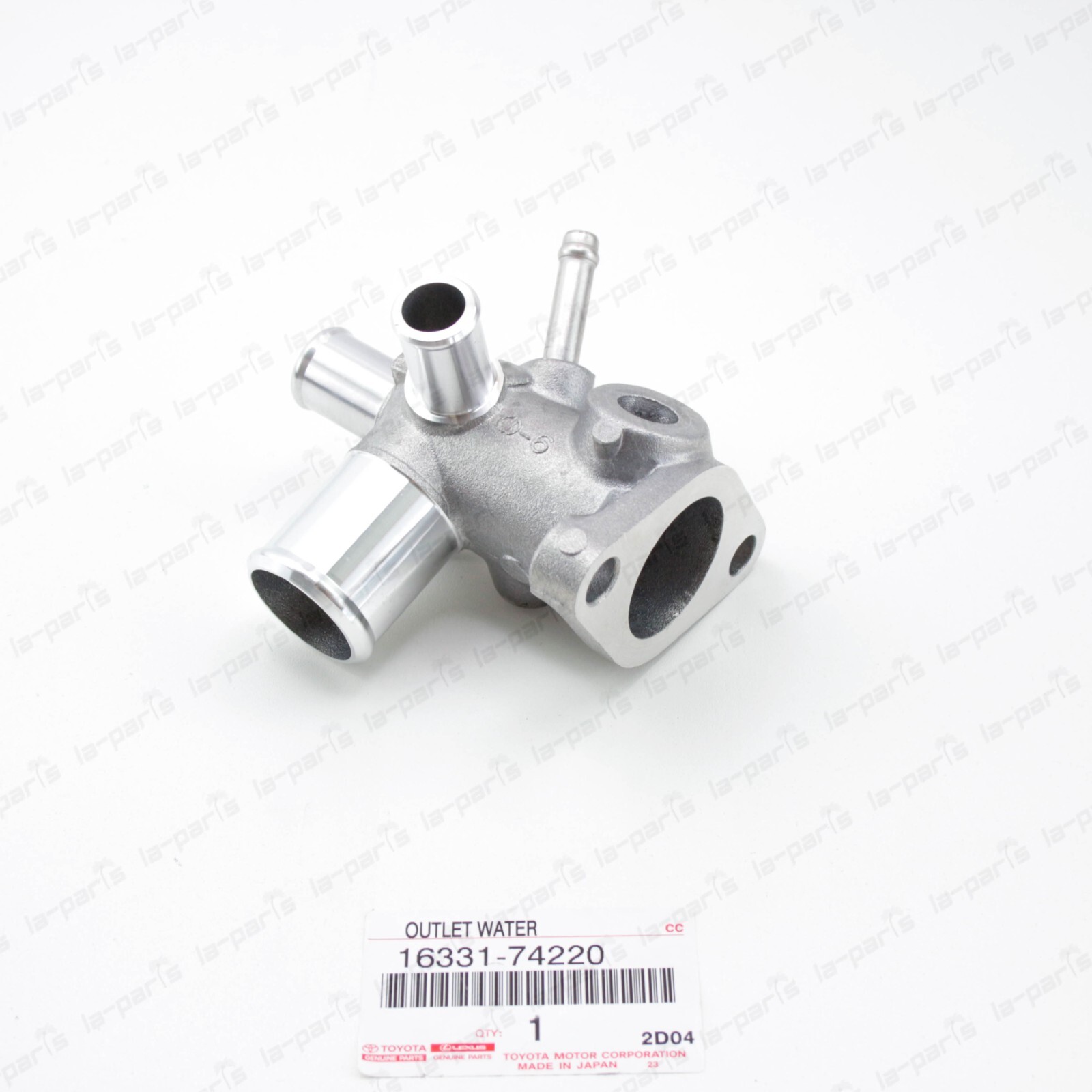 GENUINE TOYOTA 2.2 L THERMOSTAT HOUSING ENGINE COOLANT OUTLET WATER 16331-74220 GENUINE TOYOTA 2.2 L THERMOSTAT HOUSING ENGINE COOLANT OUTLET WATER 16331-74220