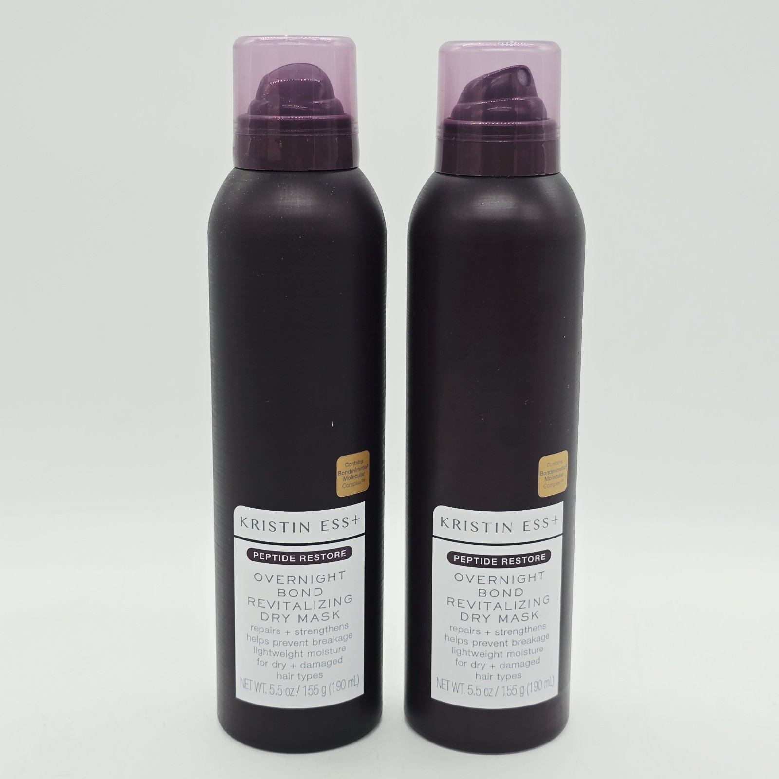 Lot Of 2 KRISTIN ESS Overnight Bond Revitalizing Dry Mask 5.5 oz each