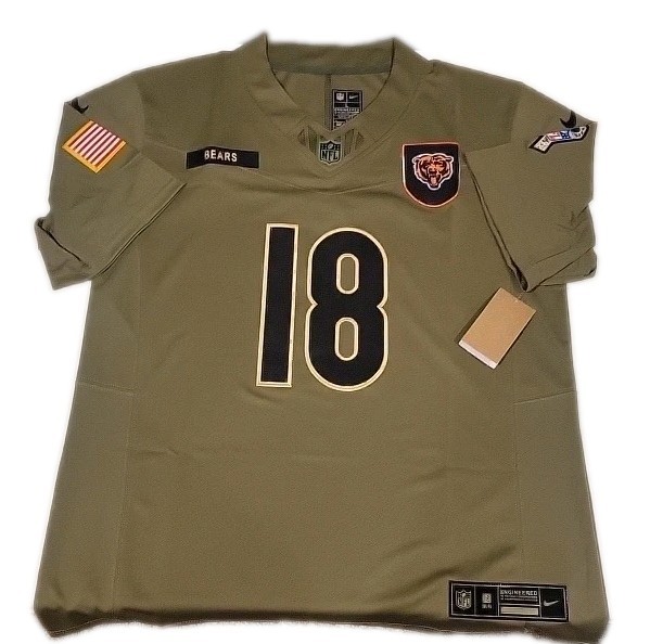 Caleb Williams #18 Chicago Bears 2026 Salute to Service Jersey - Size XL 