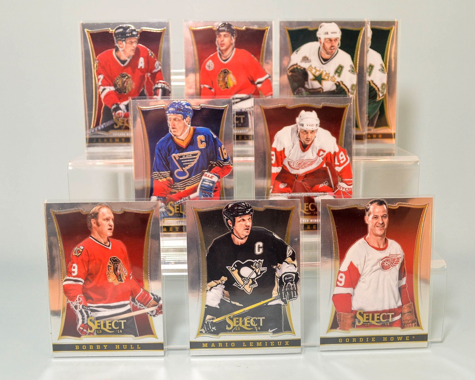 2013-14 Panini Select Hockey Legends Lot of (9)