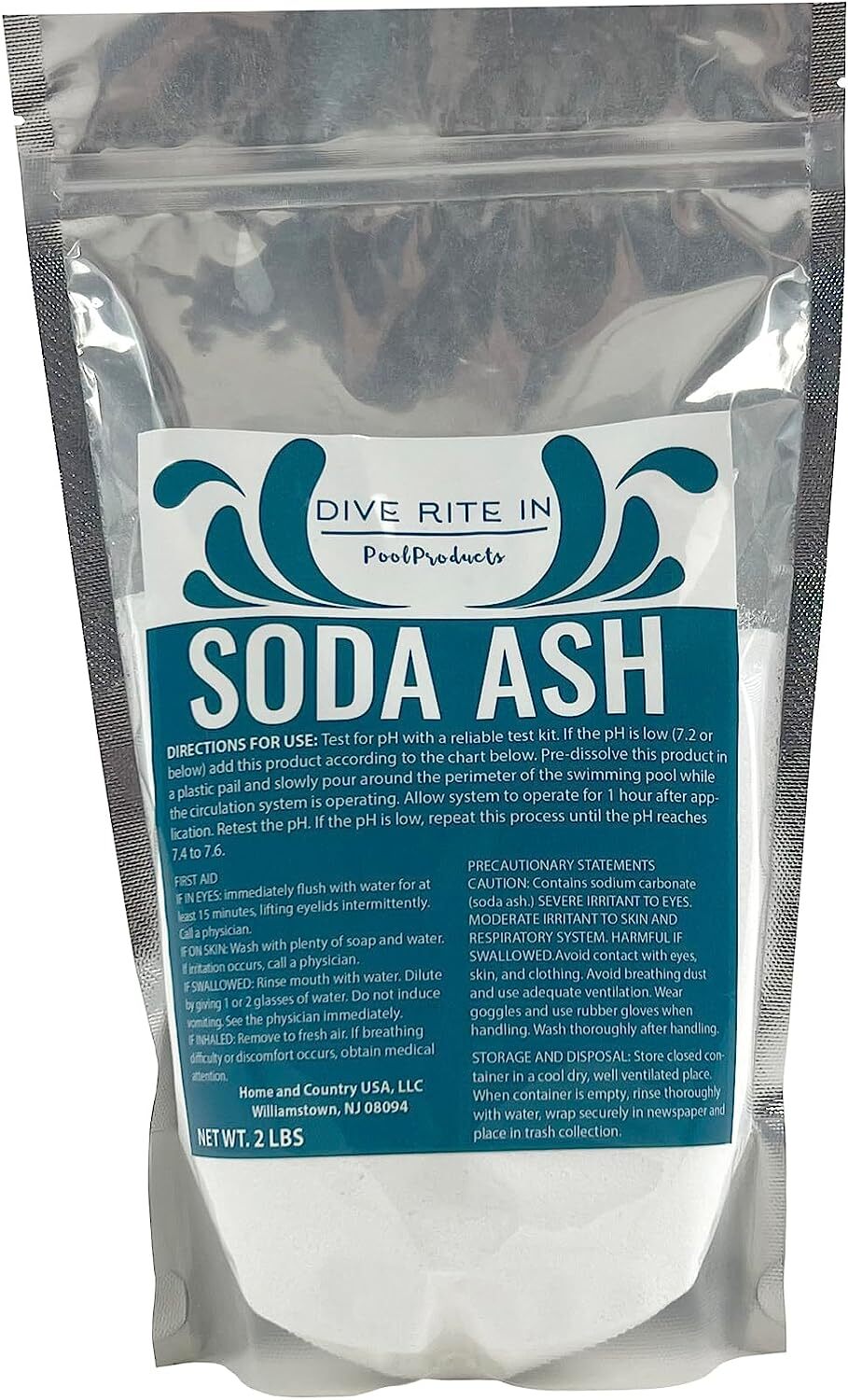 Dive Rite In Premium Soda Ash Washing Soda for Tie Dye, Pool pH & Laundry