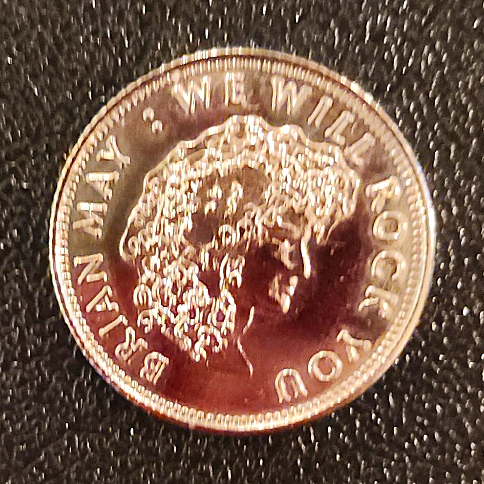 Brian May Of Queen Six Peice Coin Guitar Pick 2004.