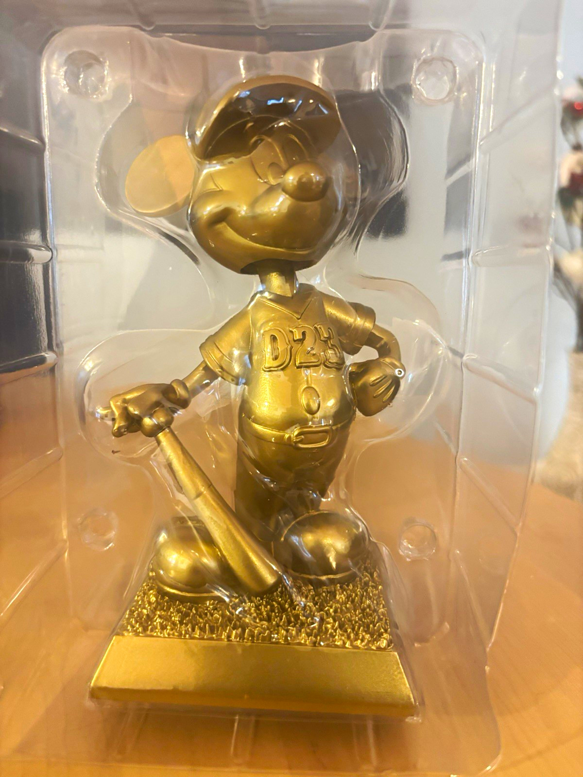 D23 2026 Mickey Mouse Gold Bobblehead D23 Night Aug 12 2026 Disney NEW