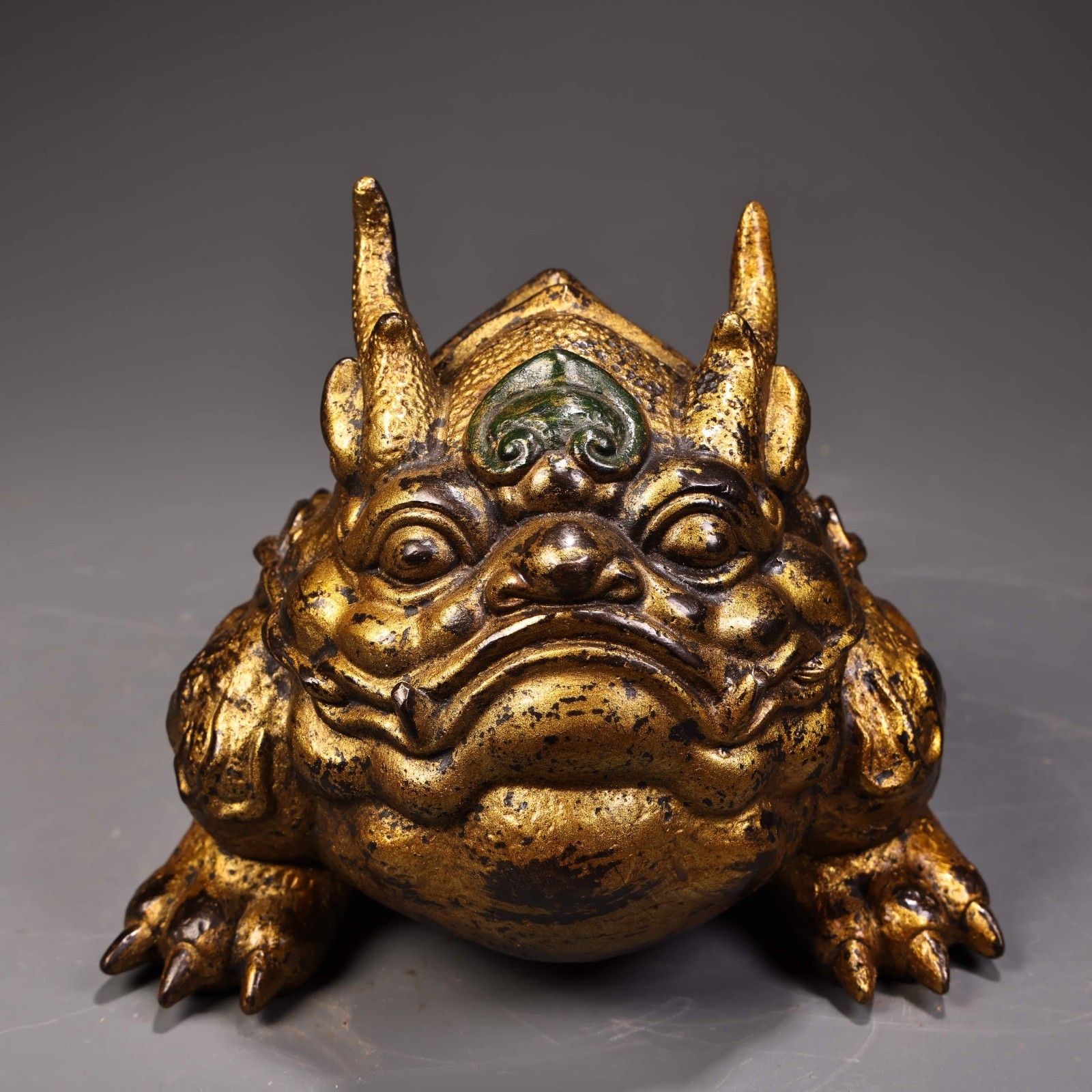 Rare old treasure, pure copper mud, golden triangle, golden cicada