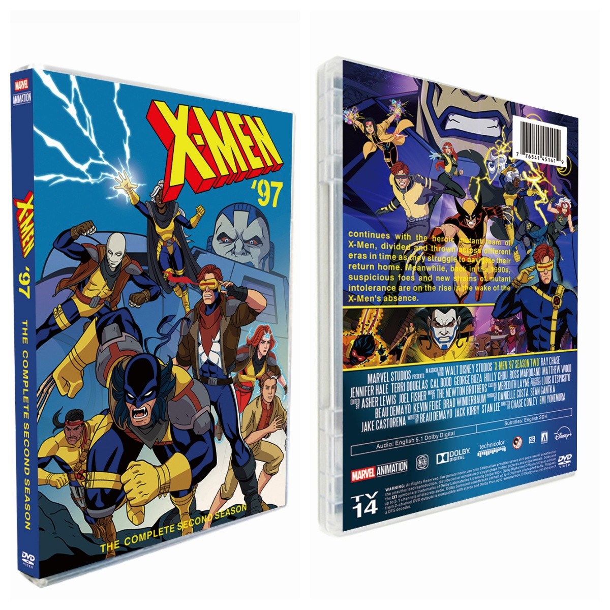 New Box Set X-Men '97 (3DVD) Seasons 2 Sealed New Box Set X-Men '97 (3DVD) Seasons 2 Sealed