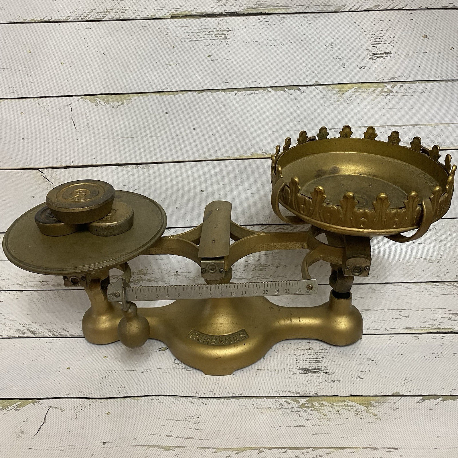 Beautiful Antique Fairbanks Scale Mercantile Pharmacy Balance Weights RARE Beautiful Antique Fairbanks Scale Mercantile Pharmacy Balance Weights RARE