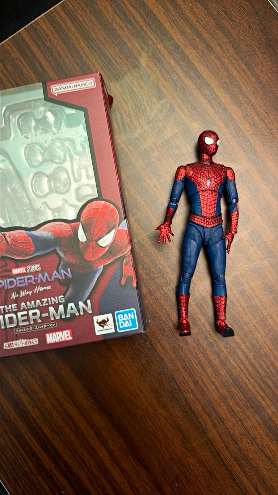 Bandai Spider-Man Action Figure Red/Blue Movies Theme Spider-Man: No Way Home Bandai Spider-Man Action Figure Red/Blue Movies Theme Spider-Man: No Way Home