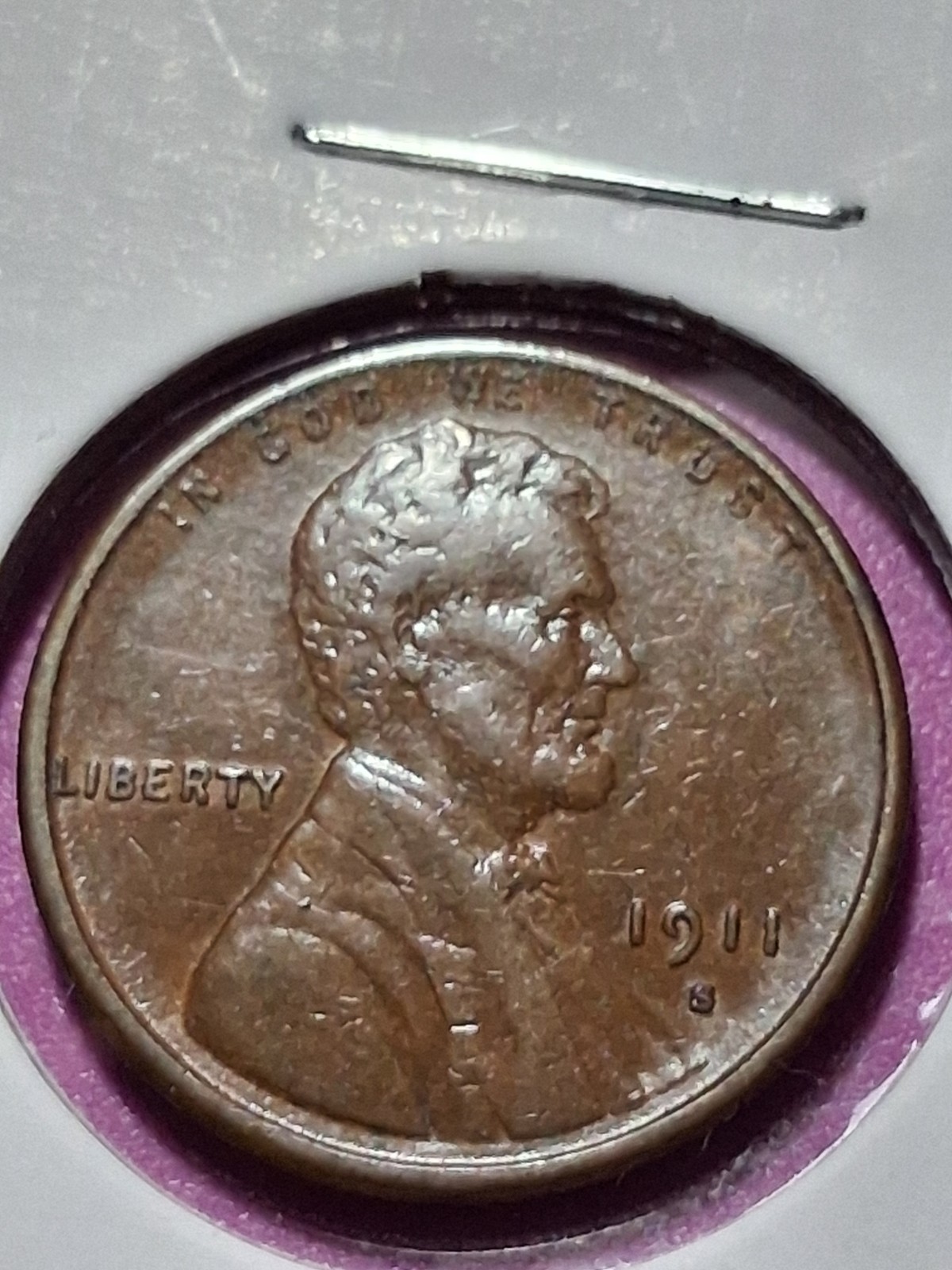 1911-S LINCOLN CENT. AU +++ KEY DATE. ORIGINAL. LOW MINTAGE. SCARCE THIS NICE. 1911-S LINCOLN CENT. AU +++ KEY DATE. ORIGINAL. LOW MINTAGE. SCARCE THIS NICE.
