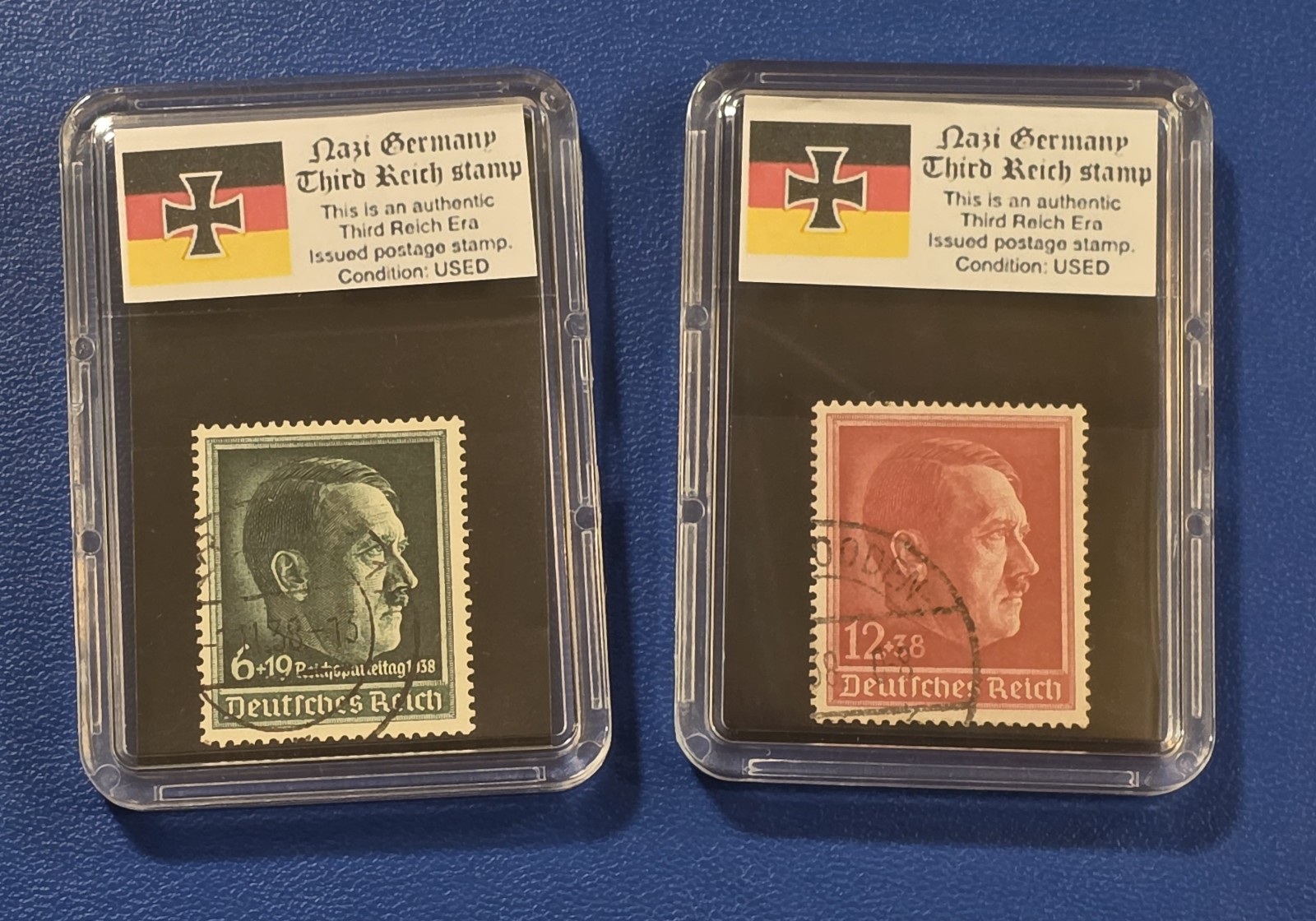 Germany - Adolf Hitler Reichsparteitag 1938 Stamp Set WW2 Nazi German Postage Germany - Adolf Hitler Reichsparteitag 1938 Stamp Set WW2 Nazi German Postage