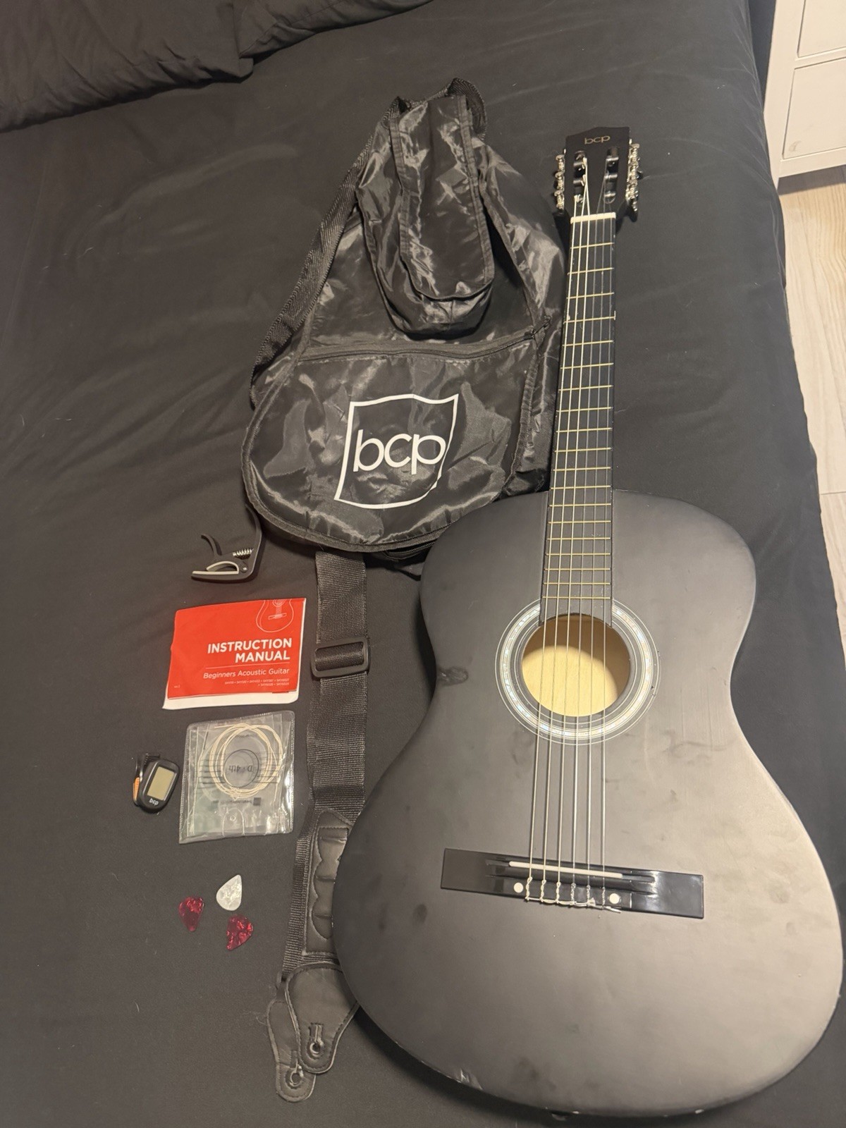 BPS Acoustic Guitar with All Accessories Perfect Condition