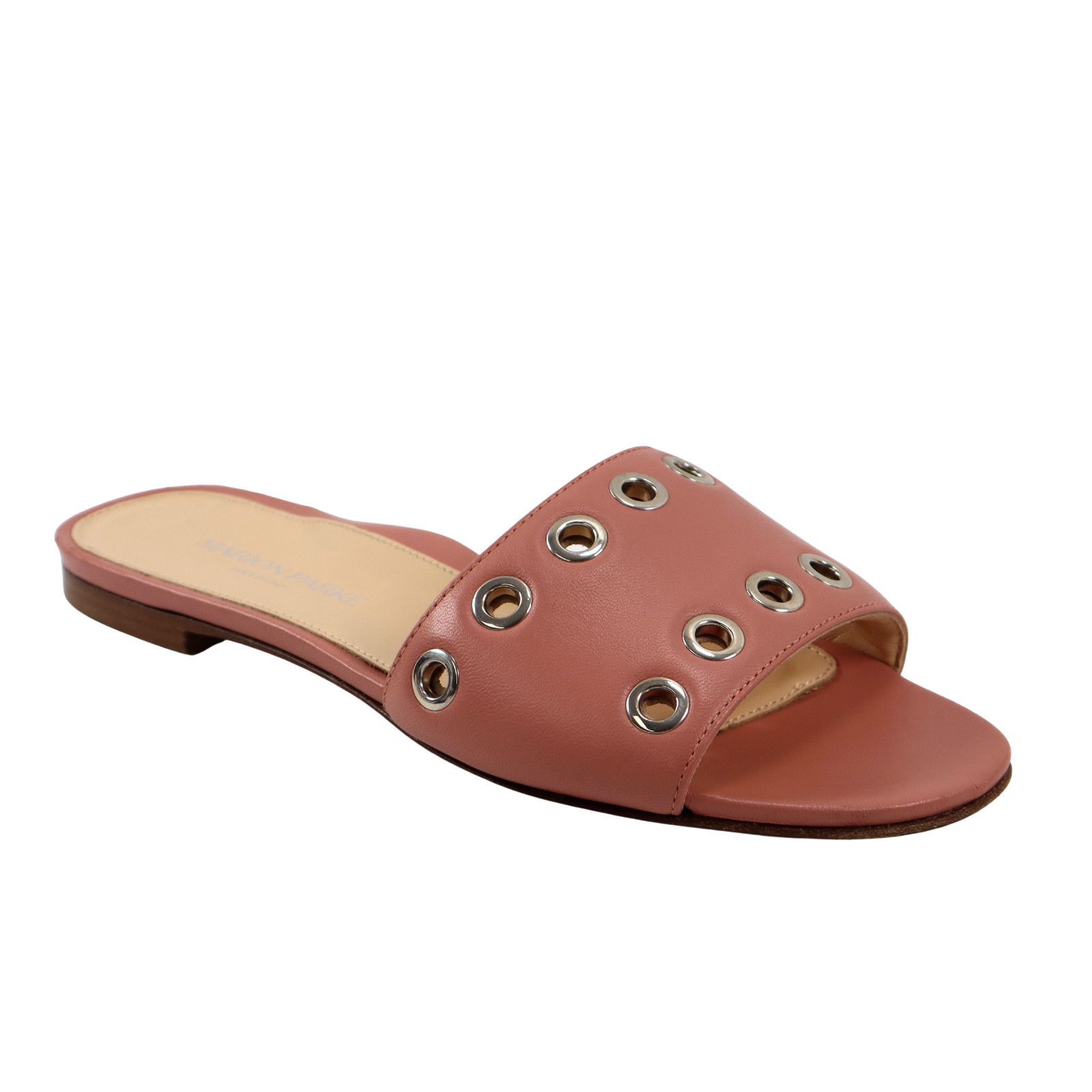 🔥NEW Marion Parke Cora Slide Sandal Shoes, Pink 7US/37EU MSRP$495 SHIPS TODAY🔥