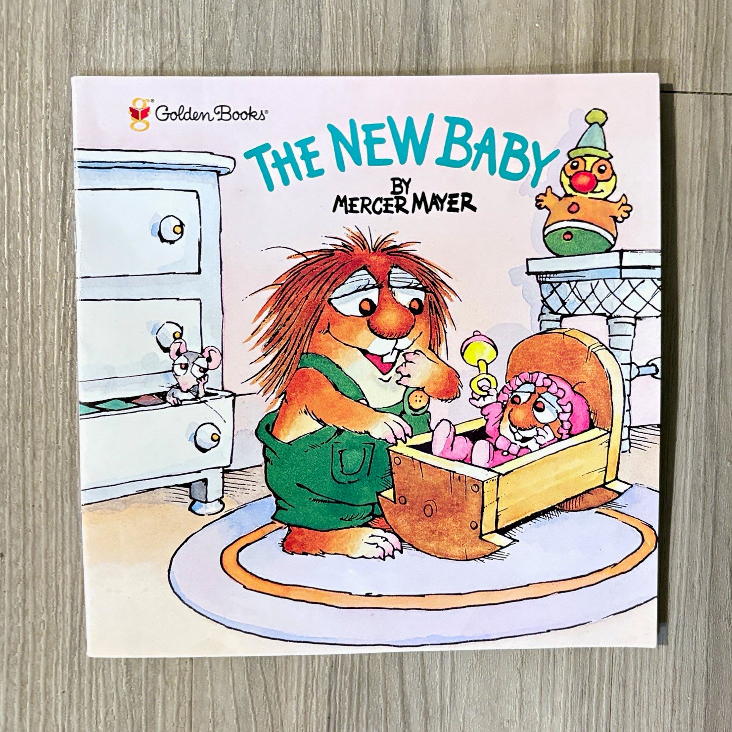 Golden Books The New Baby by Mercer Mayer Paperback Illustrated 2000 Ages 2-8