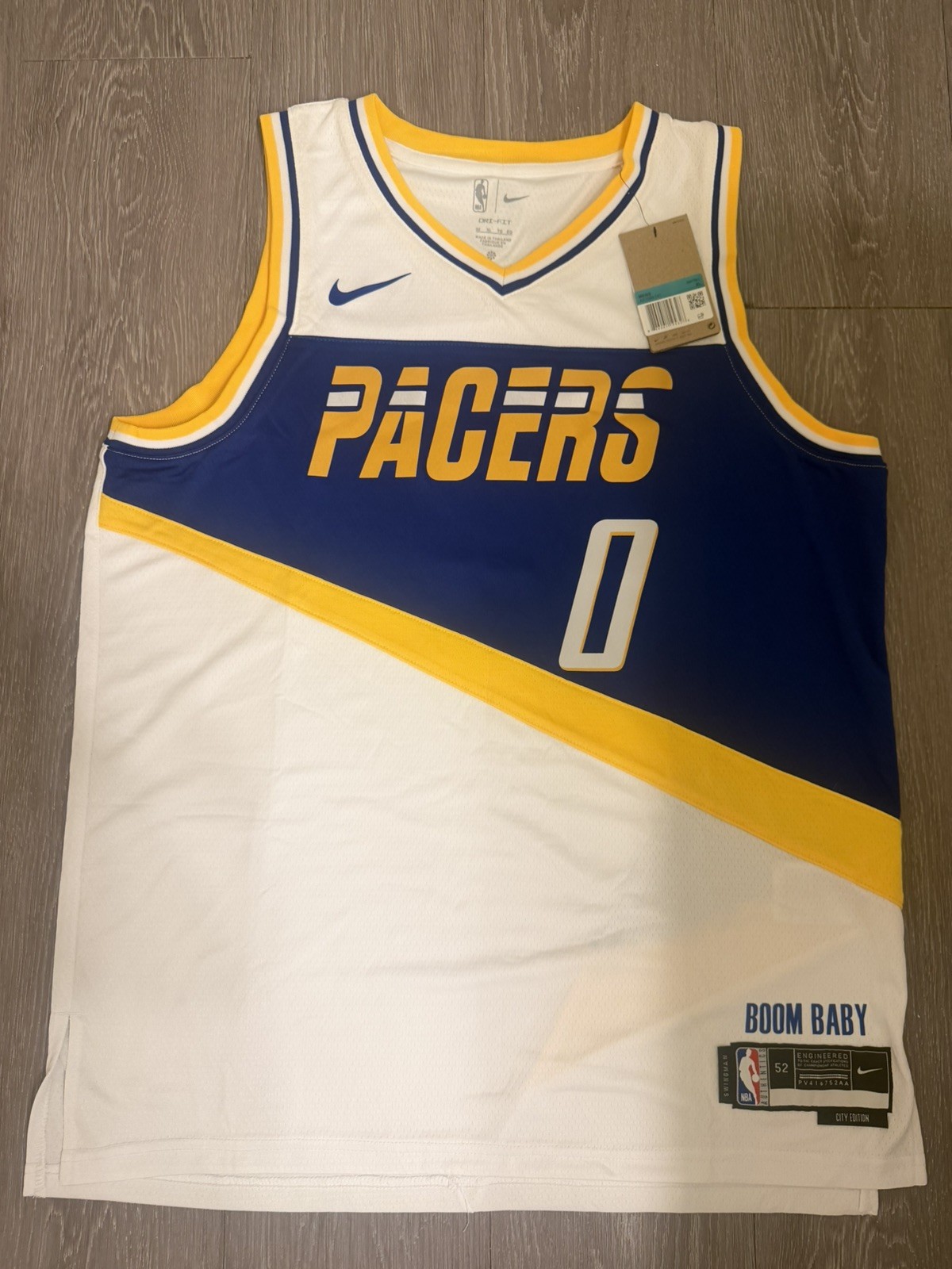 Tyrese Haliburton Indiana Pacers City Edition NBA Jersey Size XL New  