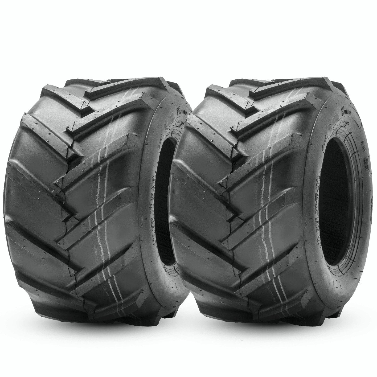 Halberd Set 2 24x12.00-12 Lawn Mower Tires 4Ply Heavy Duty 24x12-12 Tubeless