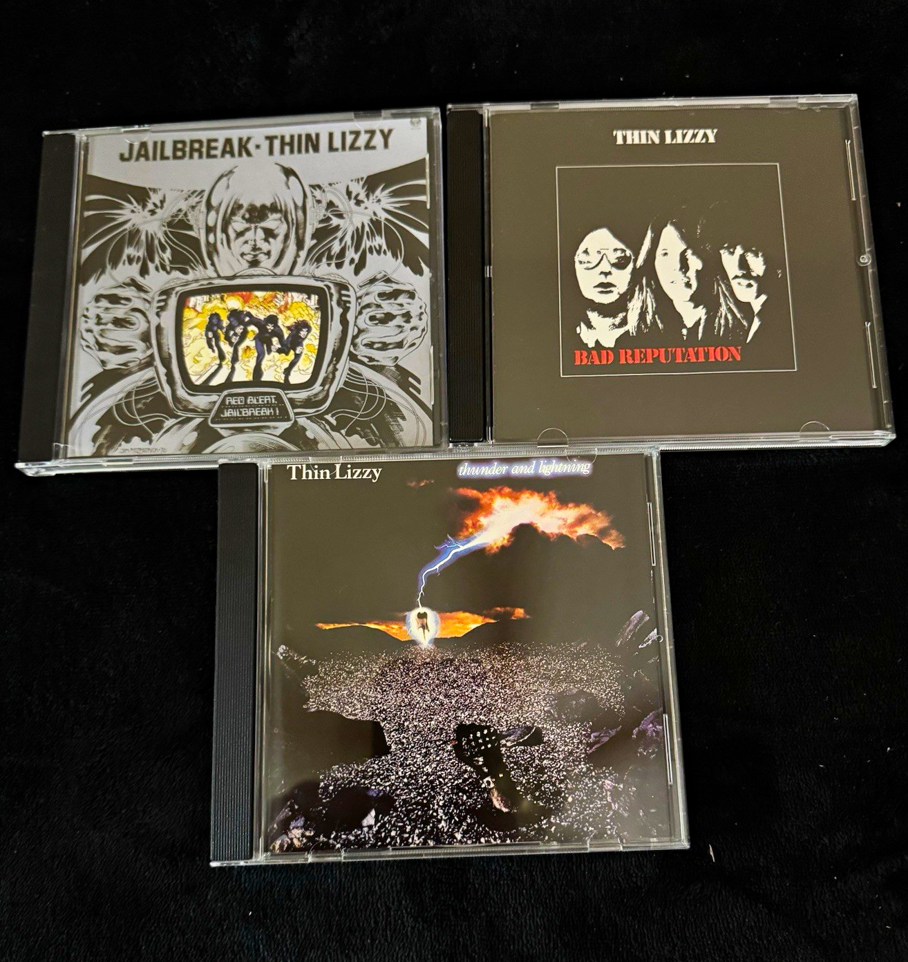 Thin Lizzy 3 CD Lot Near Mint Thin Lizzy 3 CD Lot Near Mint