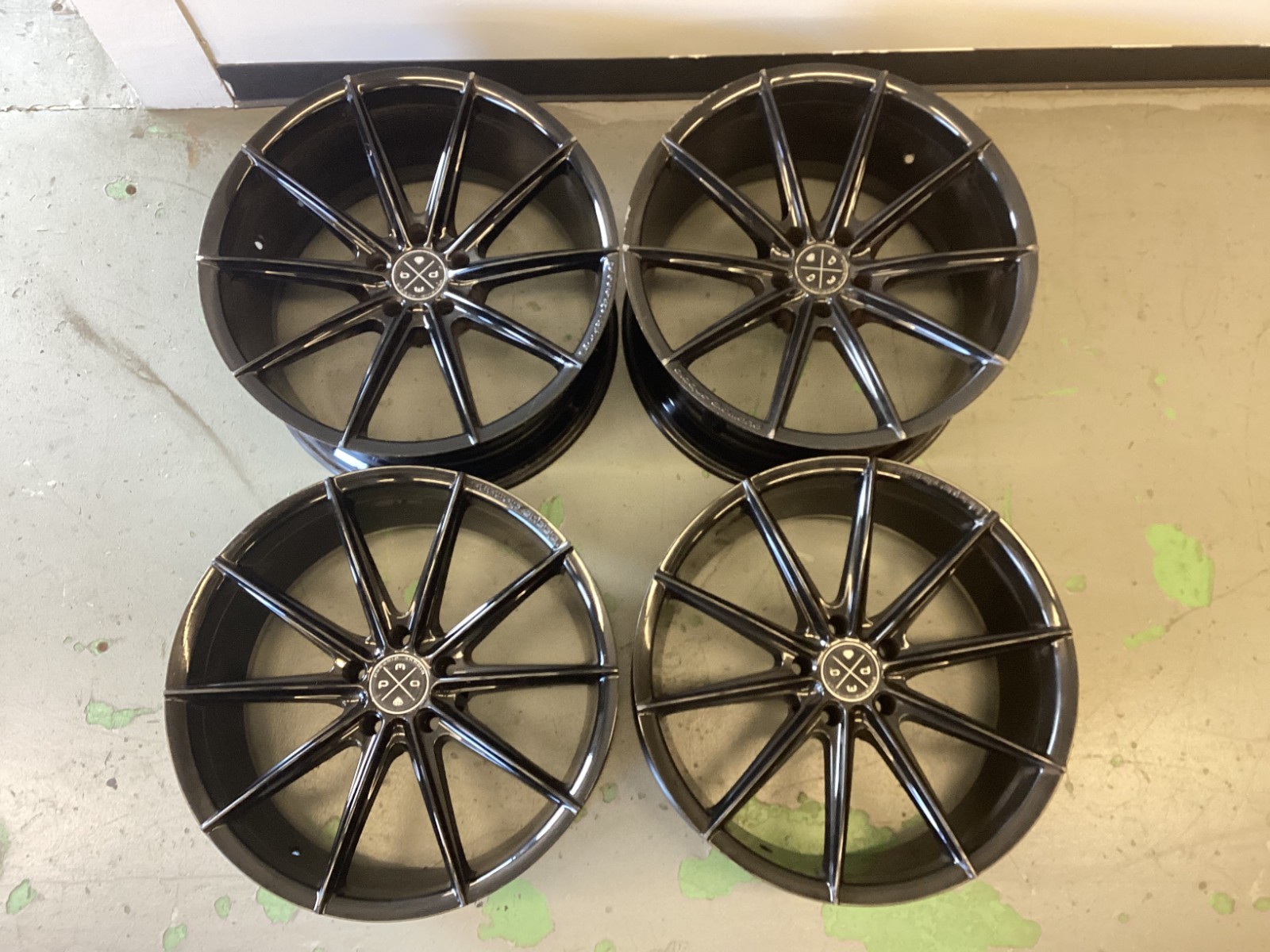 Blaque Diamond Wheels BD-11 Gloss Black Rims Verify Fitment