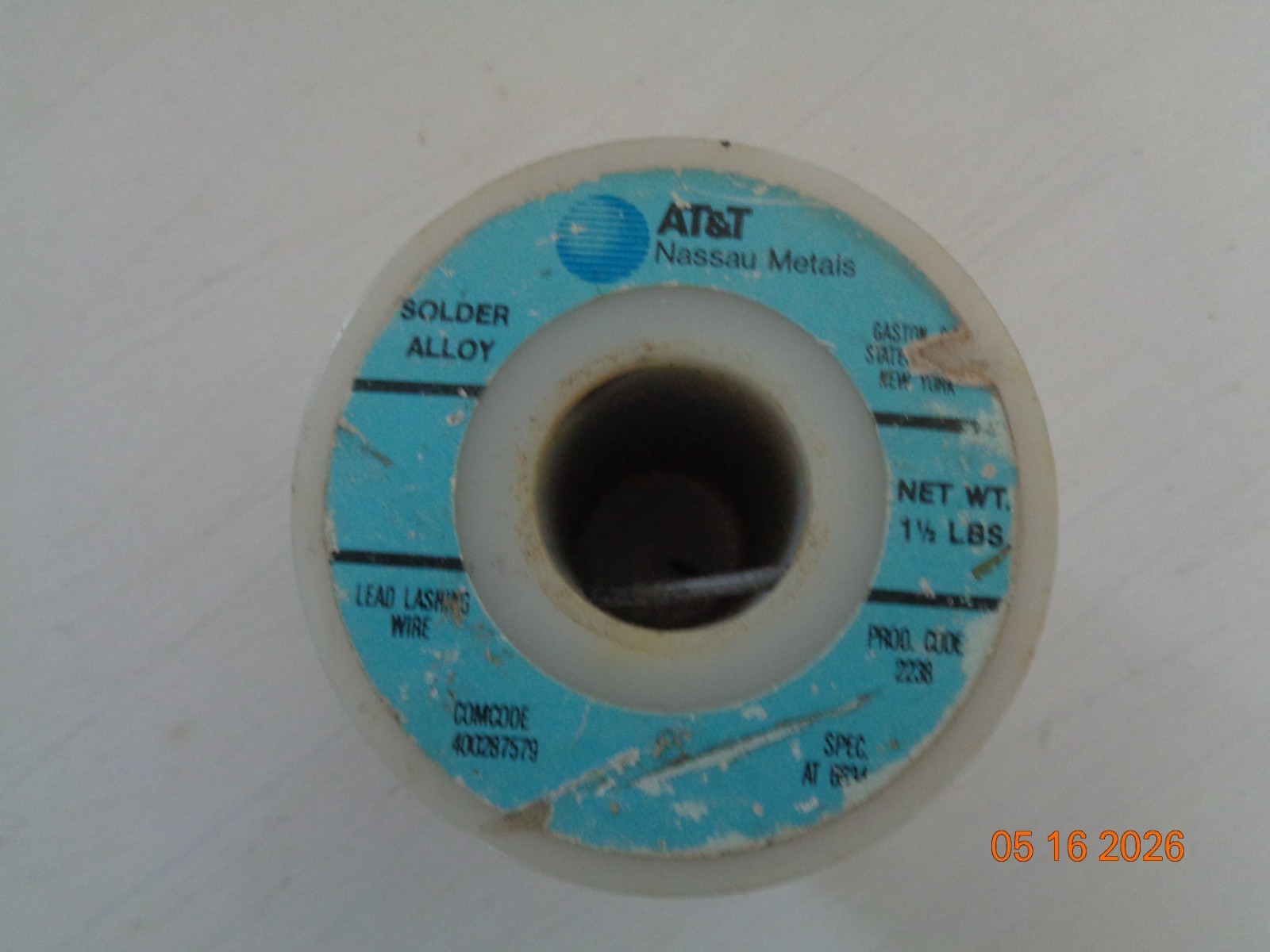 OLDER ROLL OF Solder 1.25 lbs.