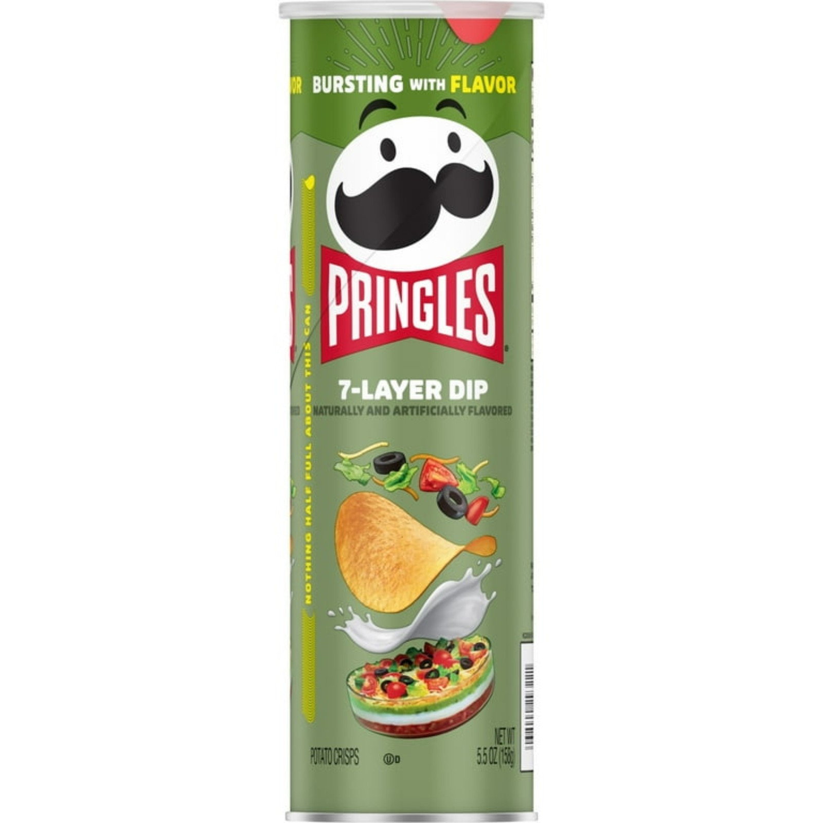 7x Cans Pringles 7-Layer Dip Potato Crisps Chips | 5.5oz 7x Cans Pringles 7-Layer Dip Potato Crisps Chips | 5.5oz