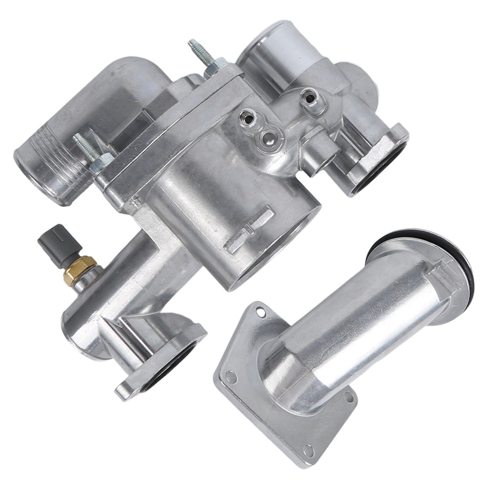 AJ89485Aluminum Thermostat Housing with gasket for Jaguar Vanden Plas S-Type XJ8 AJ89485Aluminum Thermostat Housing with gasket for Jaguar Vanden Plas S-Type XJ8