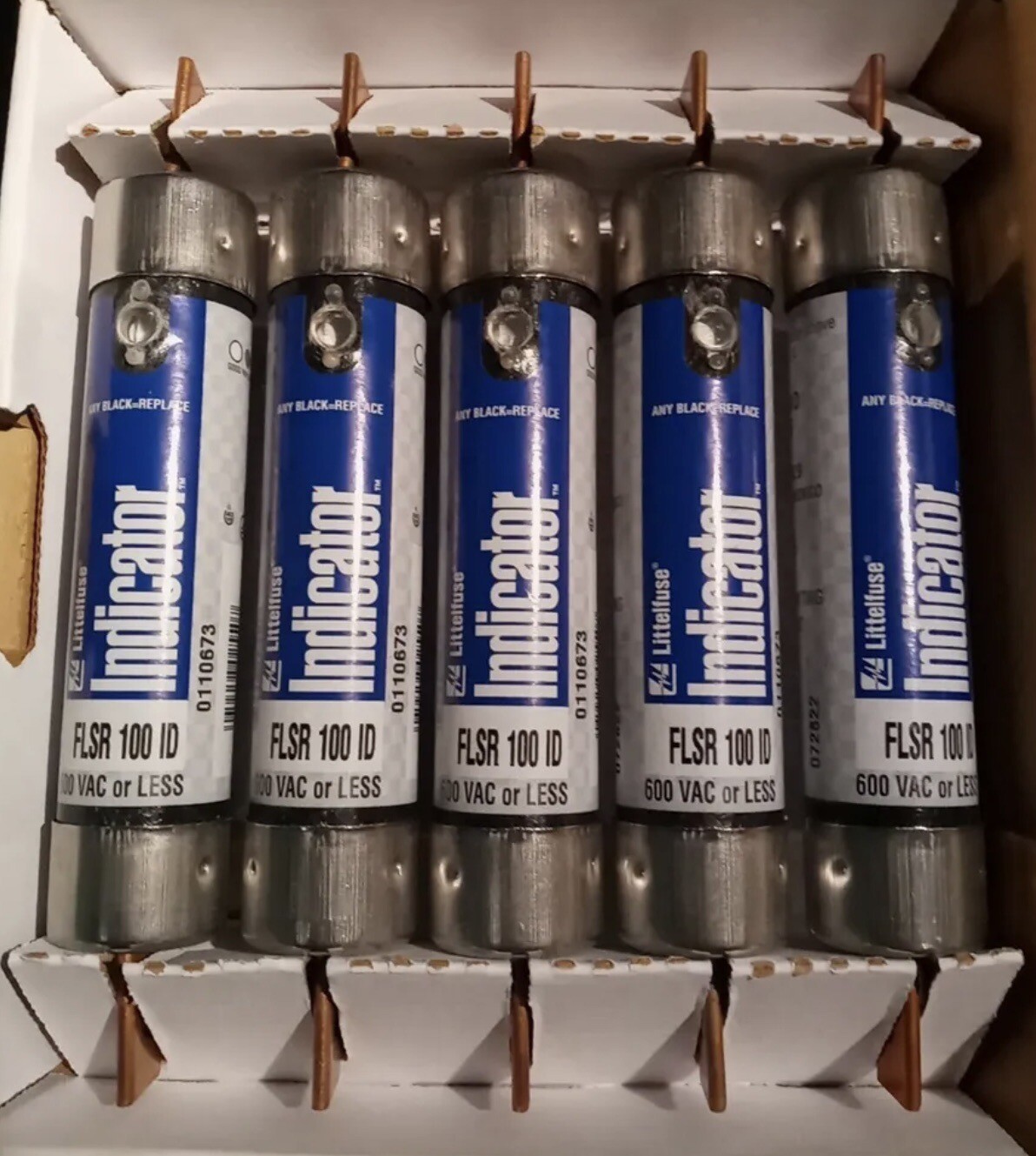⚡️⚡️Littelfuse FLSR100ID 100A Time Delay Fuses - Box of 5⚡️⚡️ Ships Same Day🚚