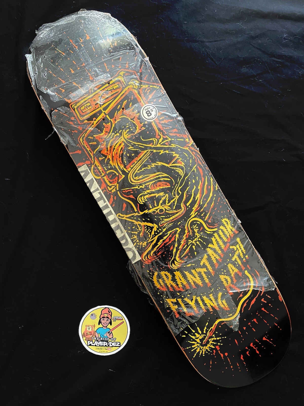 Rare Anti Hero 8.5 Grant Taylor Flying Rats Skateboard Deck