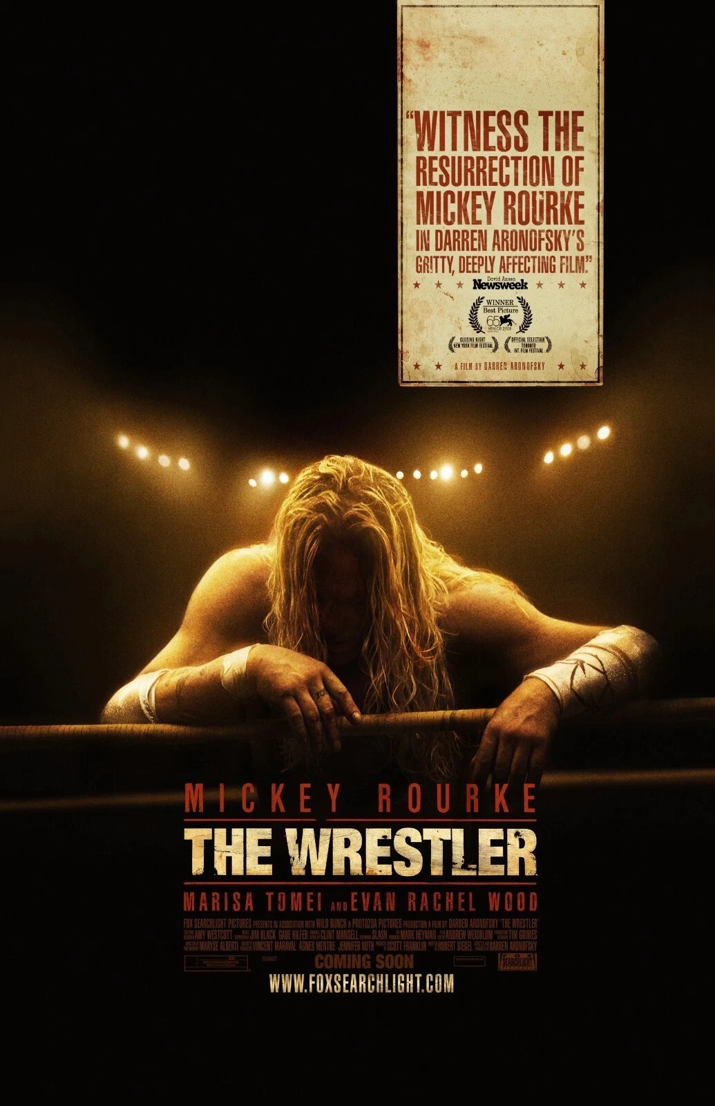 The Wrestler Classic Wrestling Drama Movie Poster