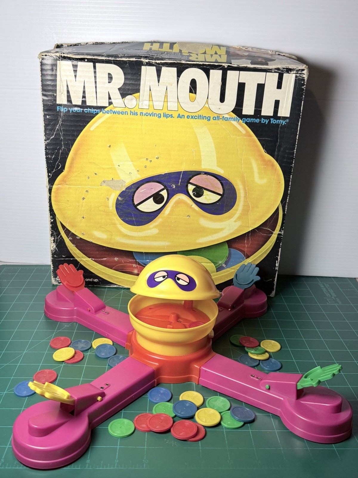 Vintage 1976 Tomy Mr. Mouth Electronic Game with Box Vintage 1976 Tomy Mr. Mouth Electronic Game with Box