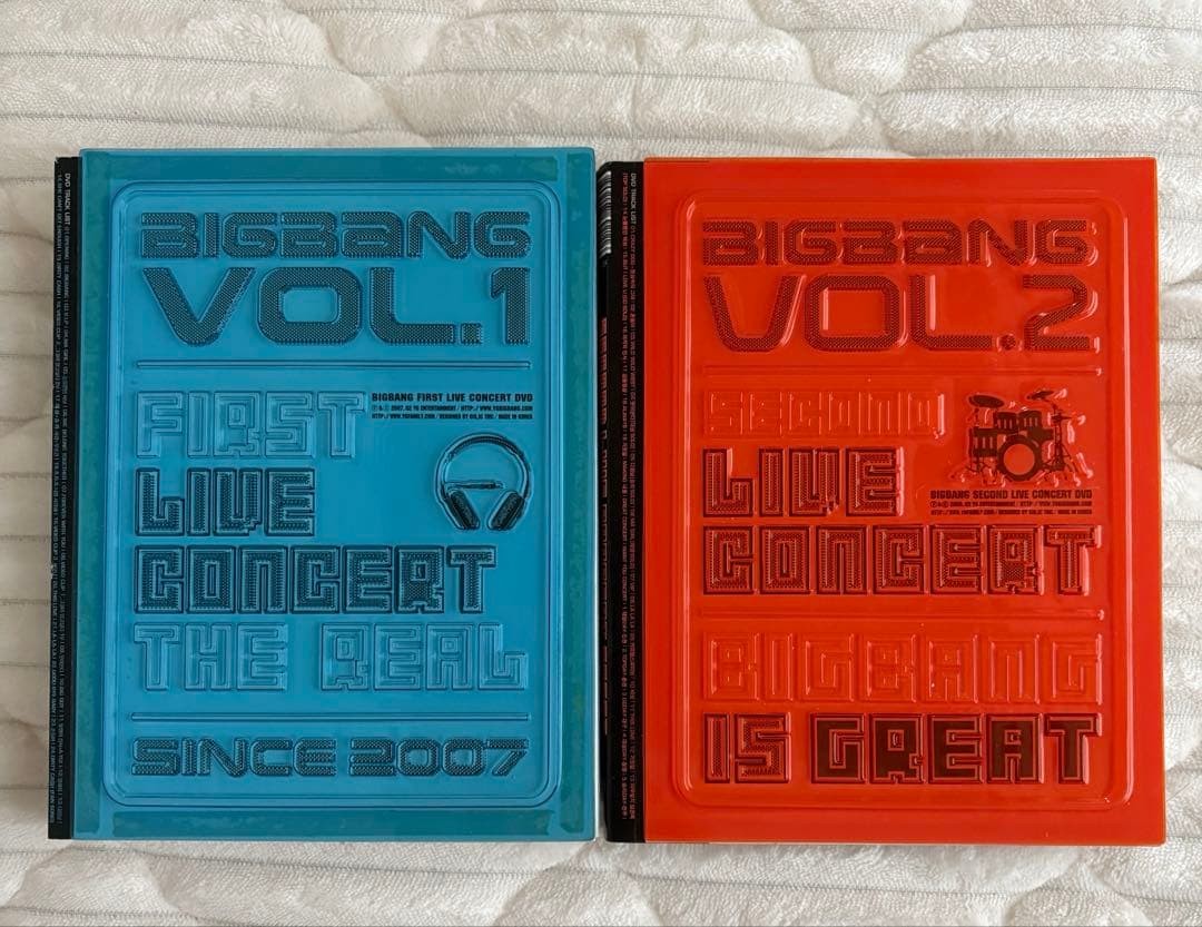 BIGBANG VOL.1 & VOL.2 DVD Set LIVE DVD Collectible 15+