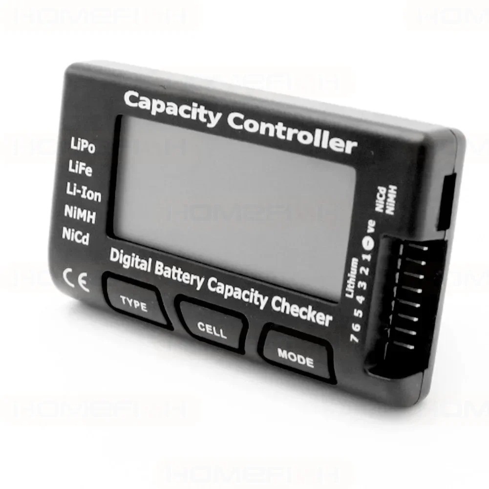 Digital Battery Capacity Checker RC CellMeter 7 for LiPo LiFe Li-ion NiMH Nicd