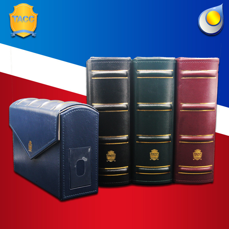 Storage Box w Faux Leather for PMG Graded Banknotes Currency Holder Paper Money Storage Box w Faux Leather for PMG Graded Banknotes Currency Holder Paper Money
