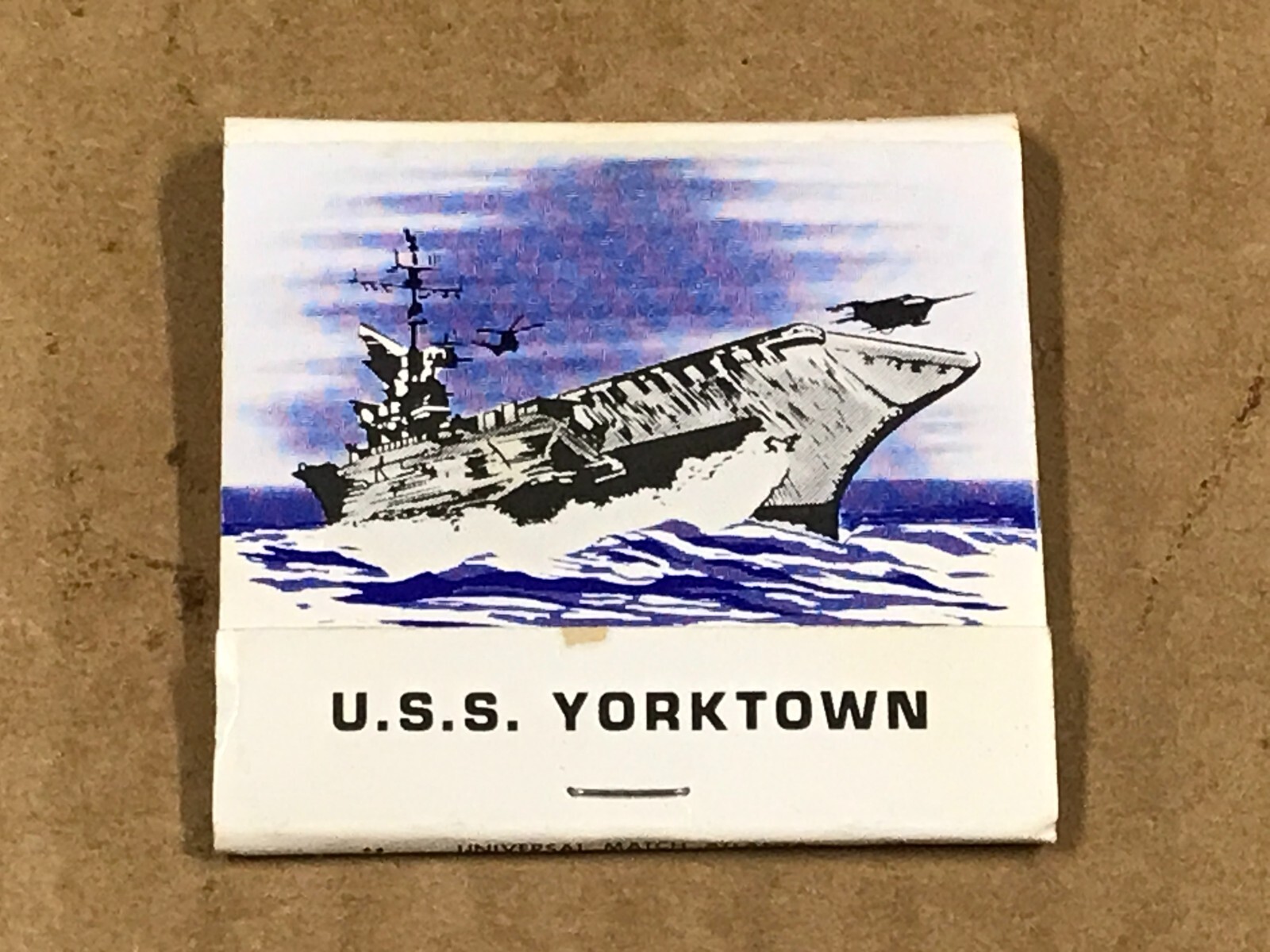 Vintage New/Unstruck U.S.S. Yorktown Matches