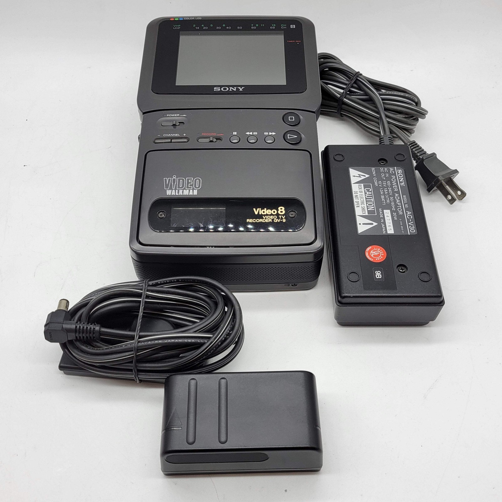 Vintage Sony GV-9 Video Walkman Video TV Recorder Read Description