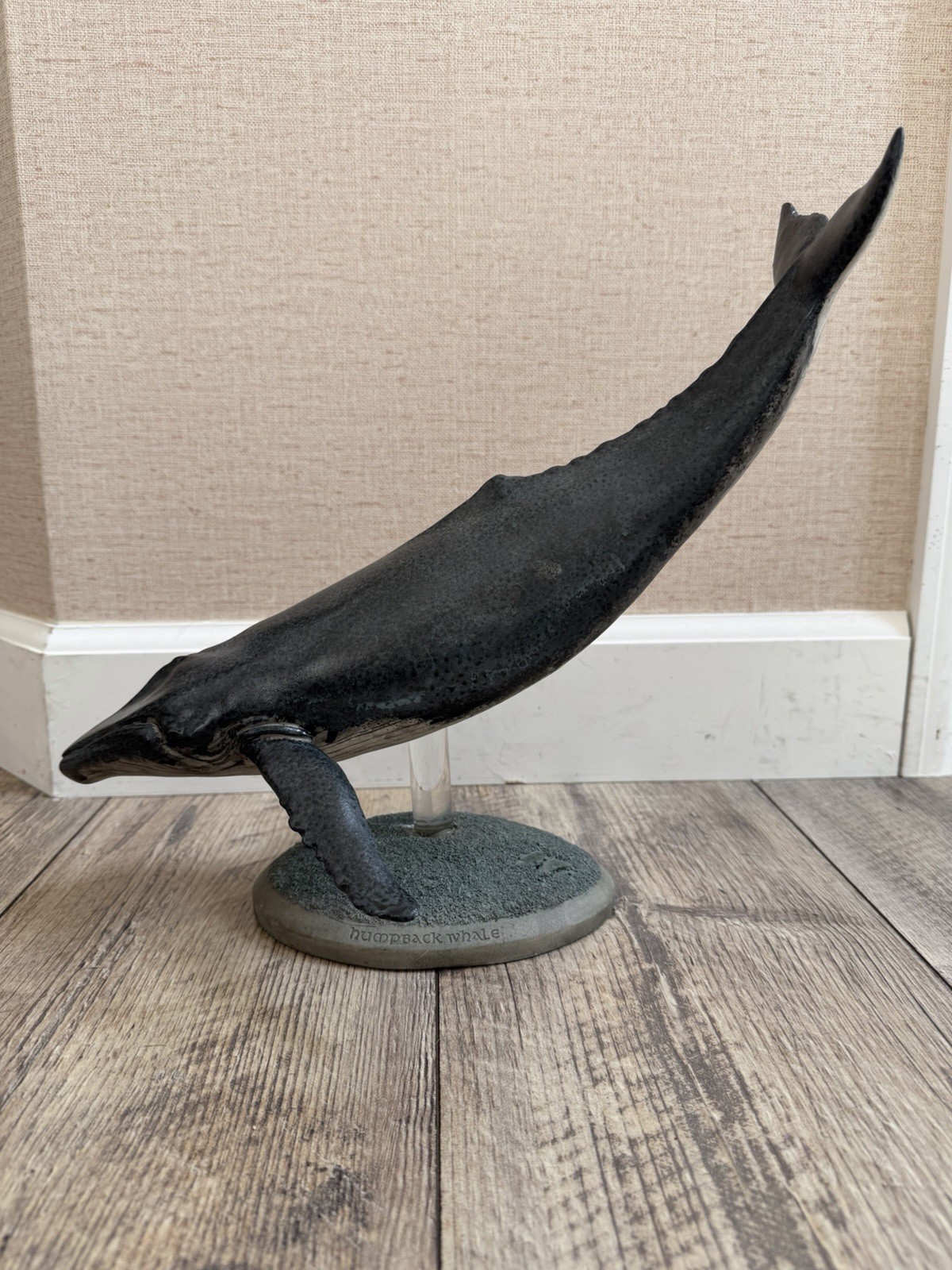 Vintage 1988 Animal Classics UDC Humpback Whale Sculpture CC-278 16.5” Large