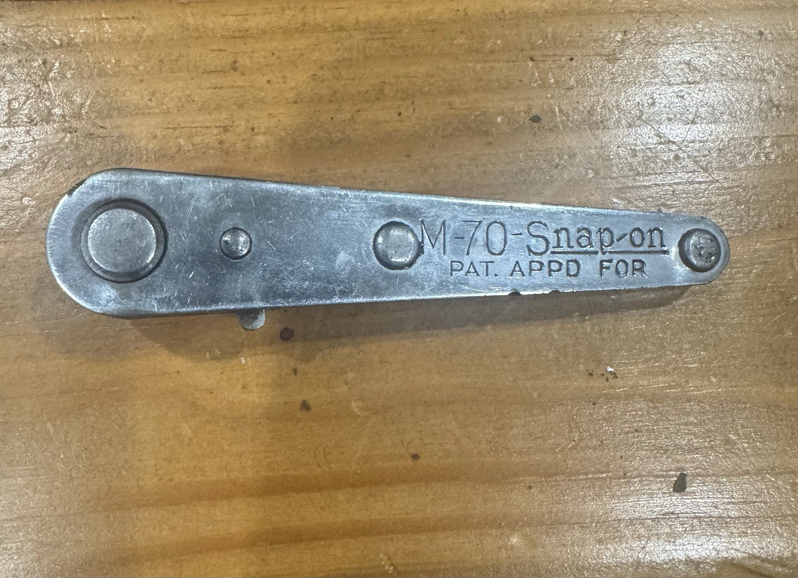 RARE 1936 Snap On M70 Working Ratchet. Made In USA RARE 1936 Snap On M70 Working Ratchet. Made In USA