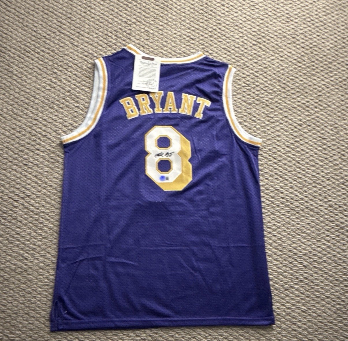 Kobe Bryant Signed Los Angeles Lakers #8 Jersey 1996-97 | Beckett BAS Auth Kobe Bryant Signed Los Angeles Lakers #8 Jersey 1996-97 | Beckett BAS Auth