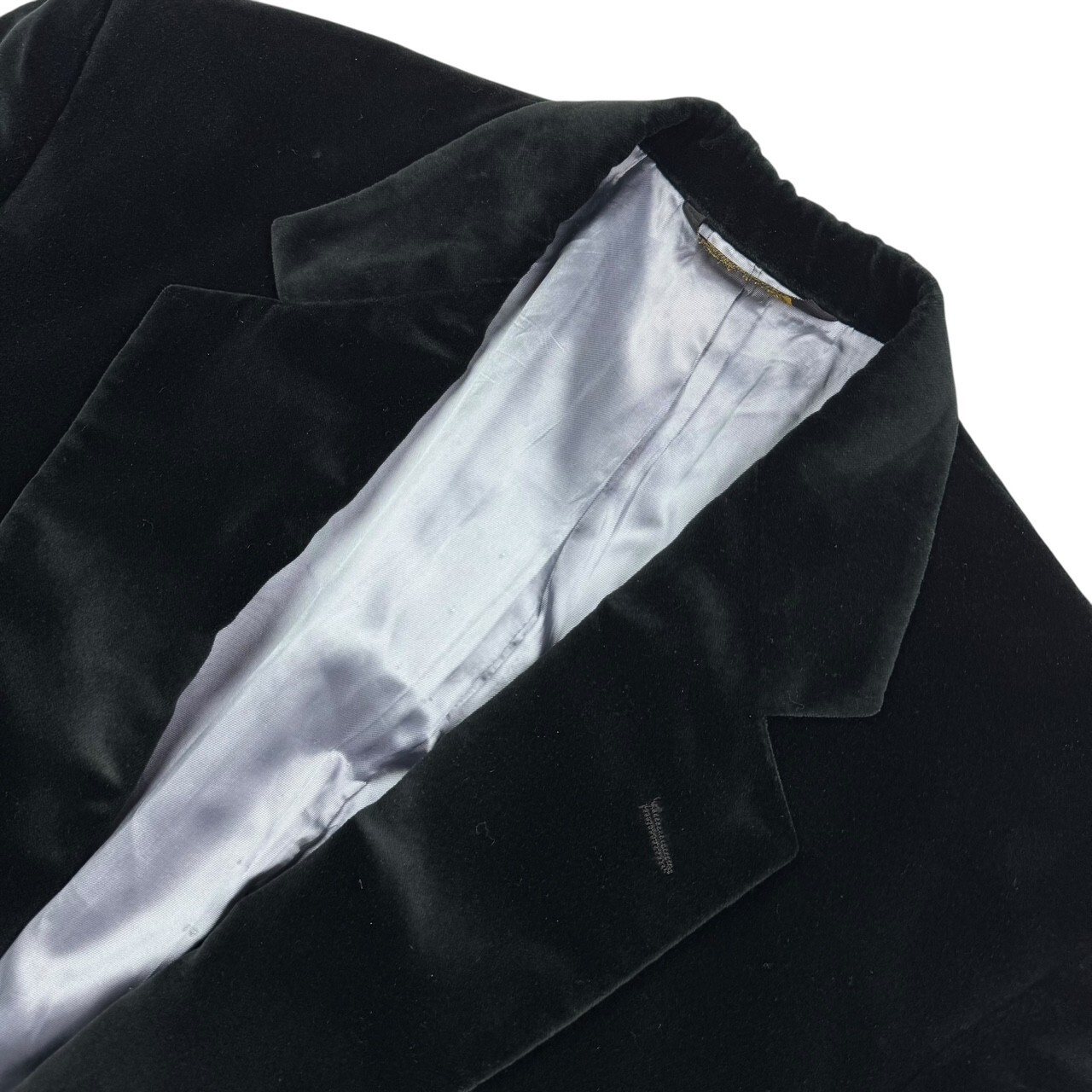 VTG Tom James Investment Collection Men’s Velvel Velour Blazer Black• 44R VTG Tom James Investment Collection Men’s Velvel Velour Blazer Black• 44R