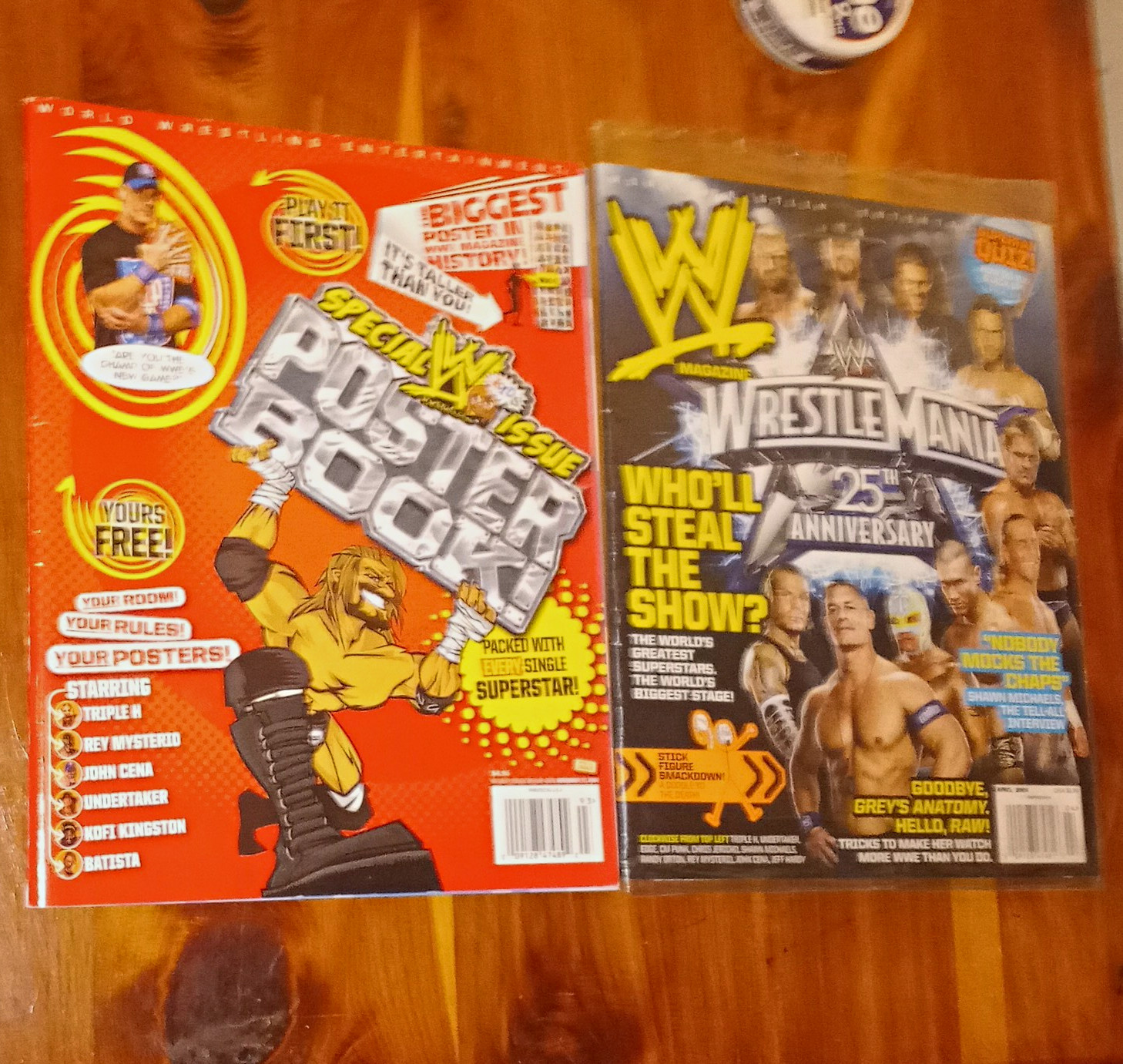 WWE Magazine WrestleMania 25th Anniversary March 2009 Special Issue Poster Book