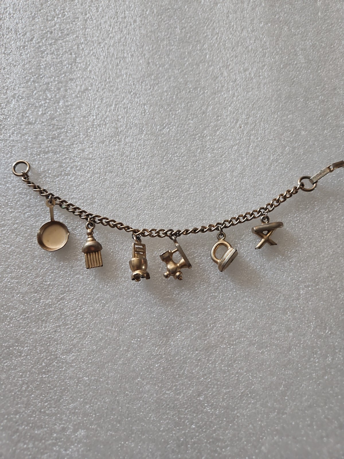 Vintage Silver Plated Charm Bracelet B.A. Ballou & Co.