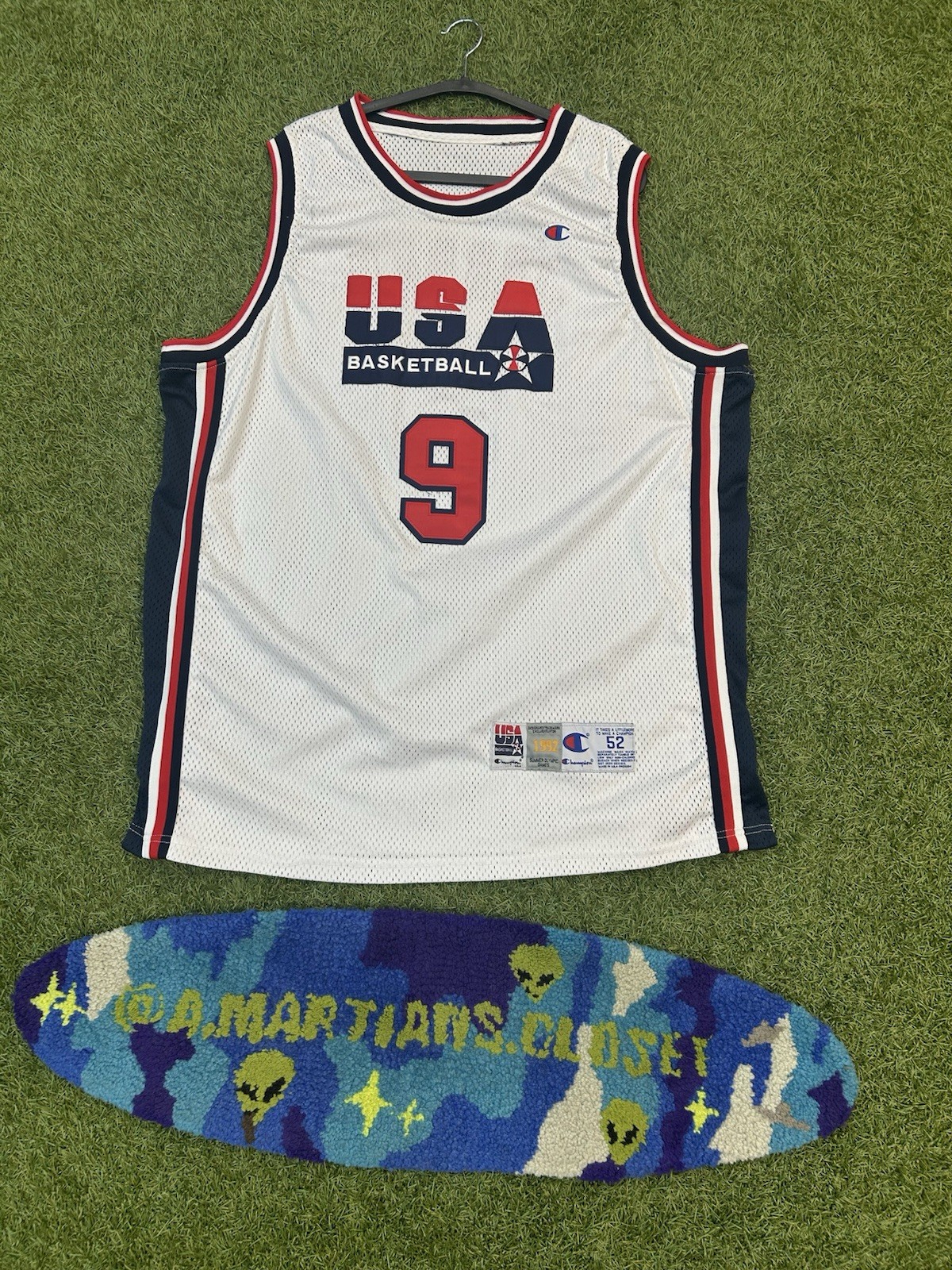 Vintage Michael Jordan 1992 Olympic Jersey Champion Authentic Rare VNDS Size 52 Vintage Michael Jordan 1992 Olympic Jersey Champion Authentic Rare VNDS Size 52