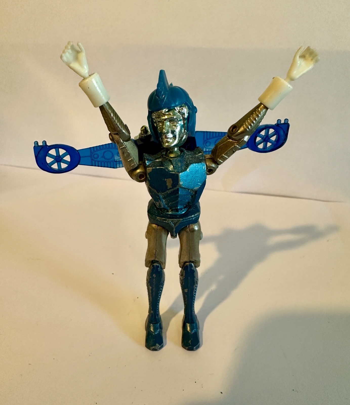Mego Vintage 1976 Micronauts Blue Space Glider Die-Cast Metal Action Figure Mego Vintage 1976 Micronauts Blue Space Glider Die-Cast Metal Action Figure