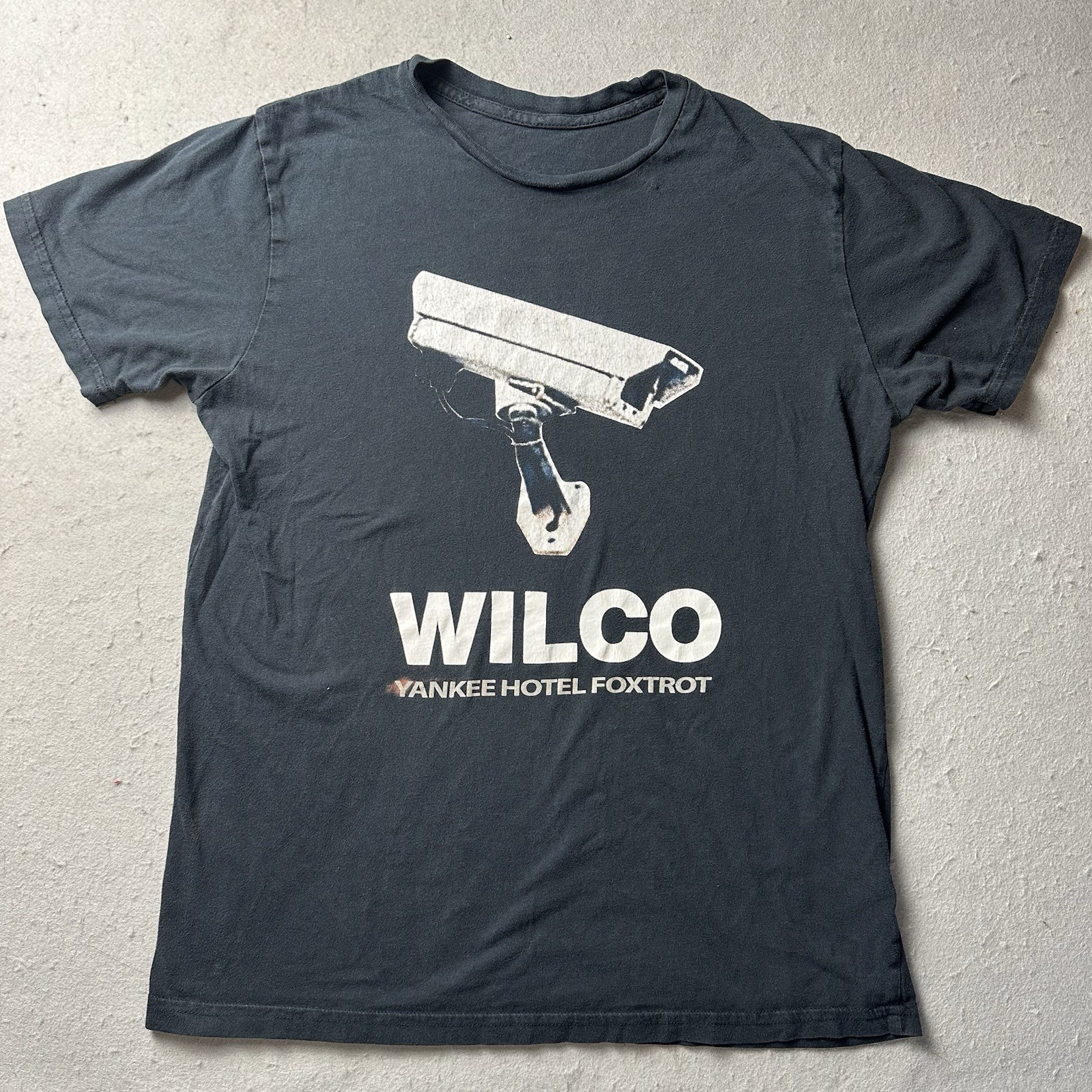 Vintage Wilco Yankee Hotel Foxtrot Camera Black Shirt Size Medium Vintage Wilco Yankee Hotel Foxtrot Camera Black Shirt Size Medium