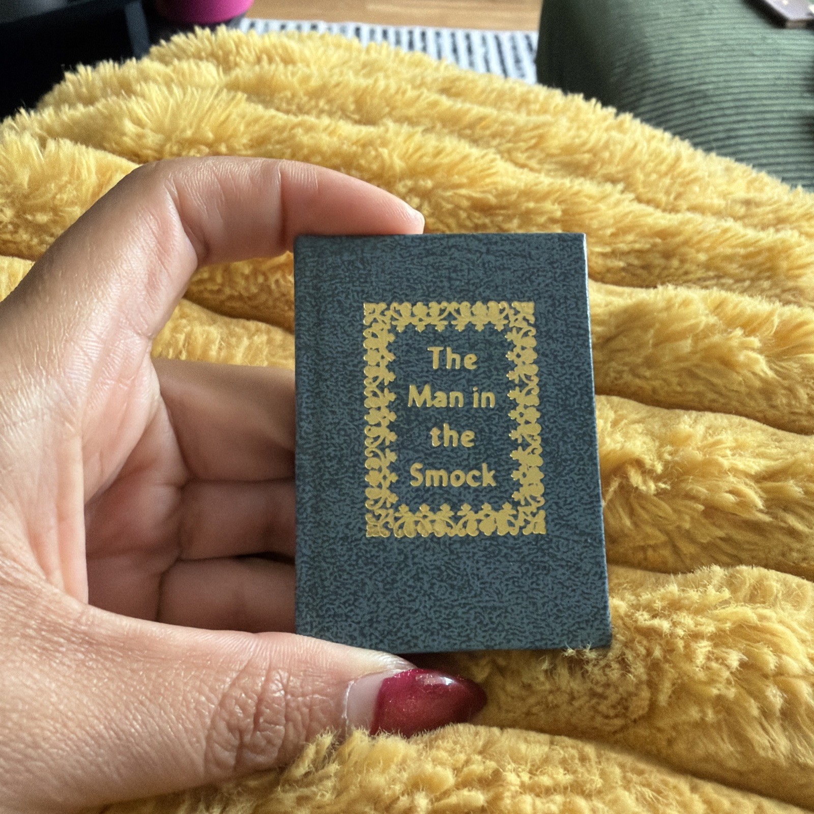 Vintage Miniature The Man In The Smock By Carla Harris, The Black Cat Press Vintage Miniature The Man In The Smock By Carla Harris, The Black Cat Press