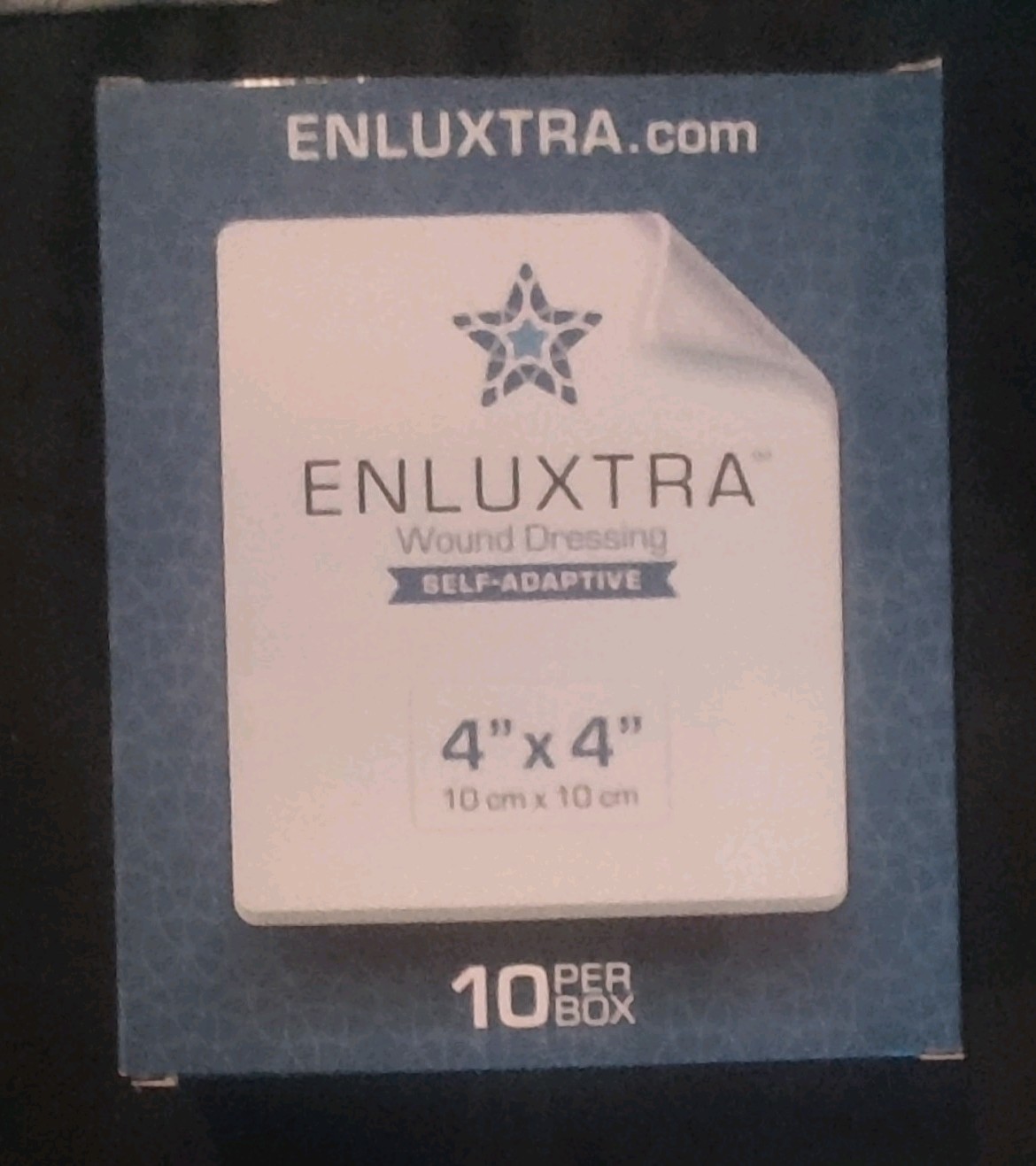ENLUXTRA Self-Adaptive Wound Dressing 4x4in AWDS-1010 10pcs ENLUXTRA Self-Adaptive Wound Dressing 4x4in AWDS-1010 10pcs