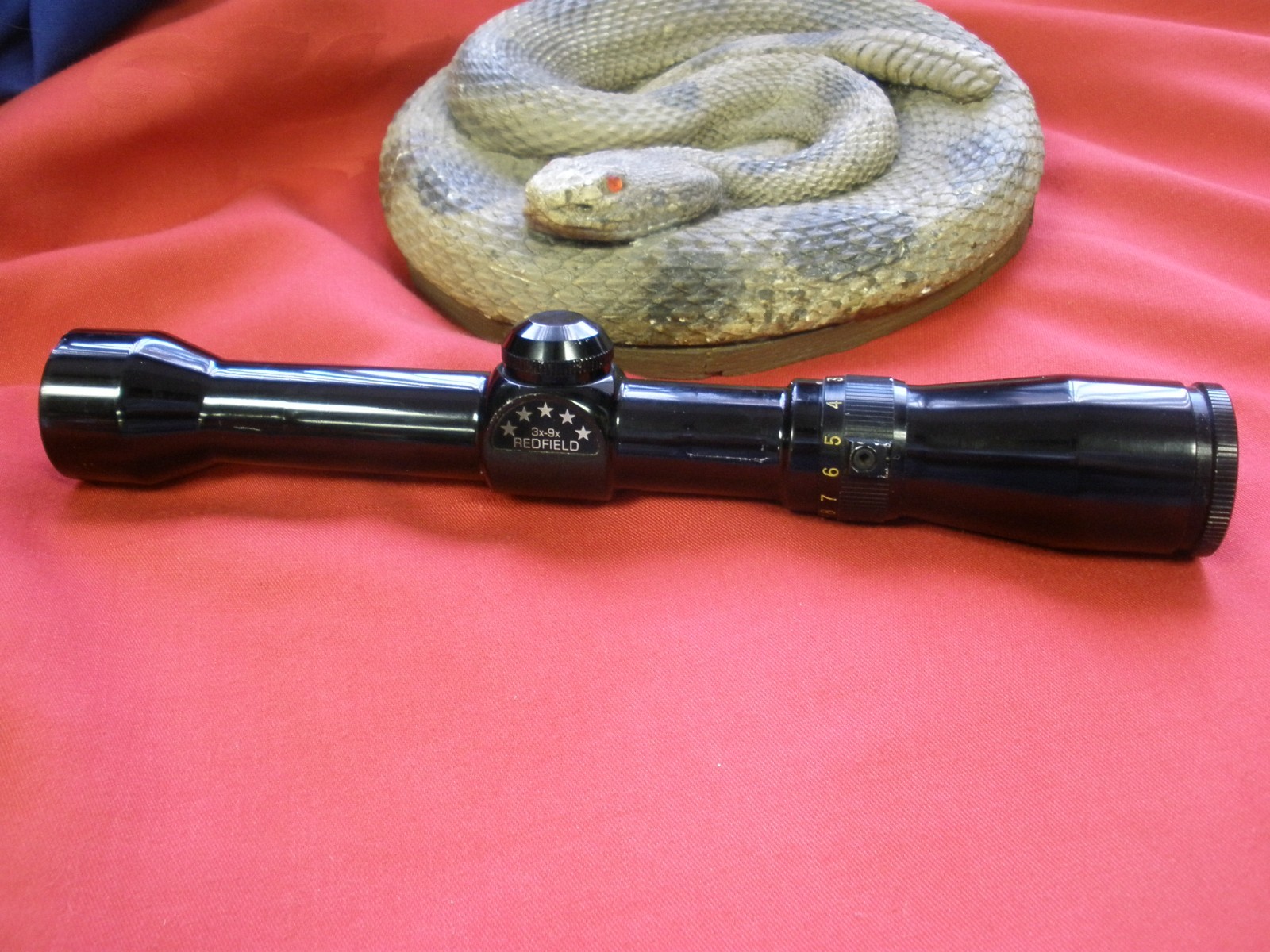 original REDFIELD 3X-9X Golden Five Star COMPACT Rifle Scope circa 1990 original REDFIELD 3X-9X Golden Five Star COMPACT Rifle Scope circa 1990