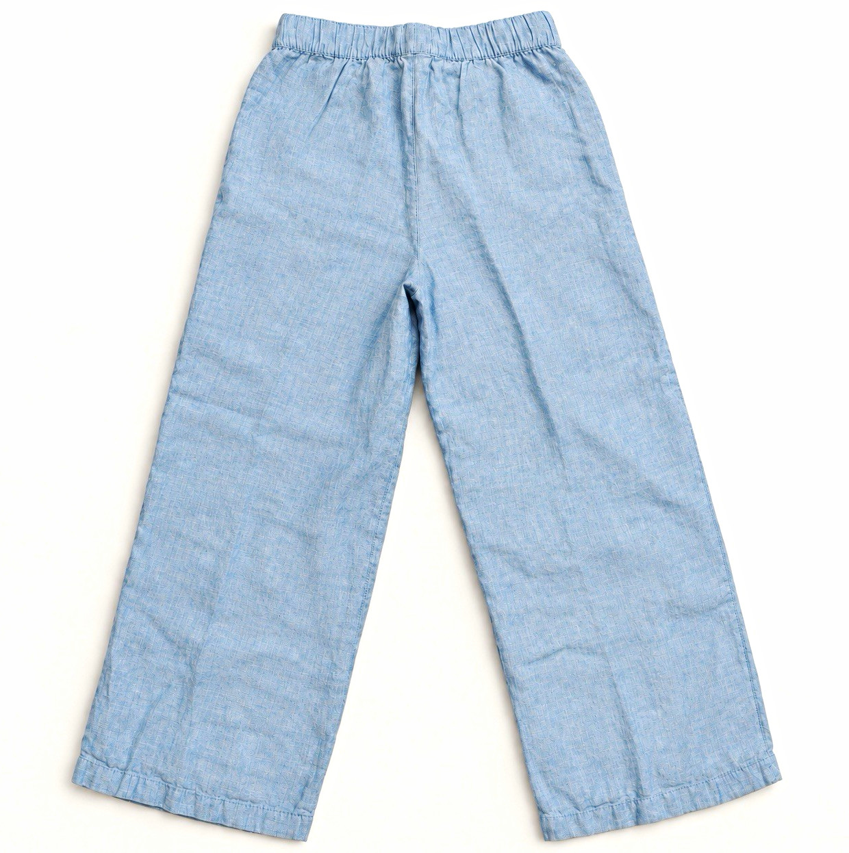 Cynthia Rowley Women’s Linen Dress Pants S Blue Straight Leg Pull-On Pockets Cynthia Rowley Women’s Linen Dress Pants S Blue Straight Leg Pull-On Pockets
