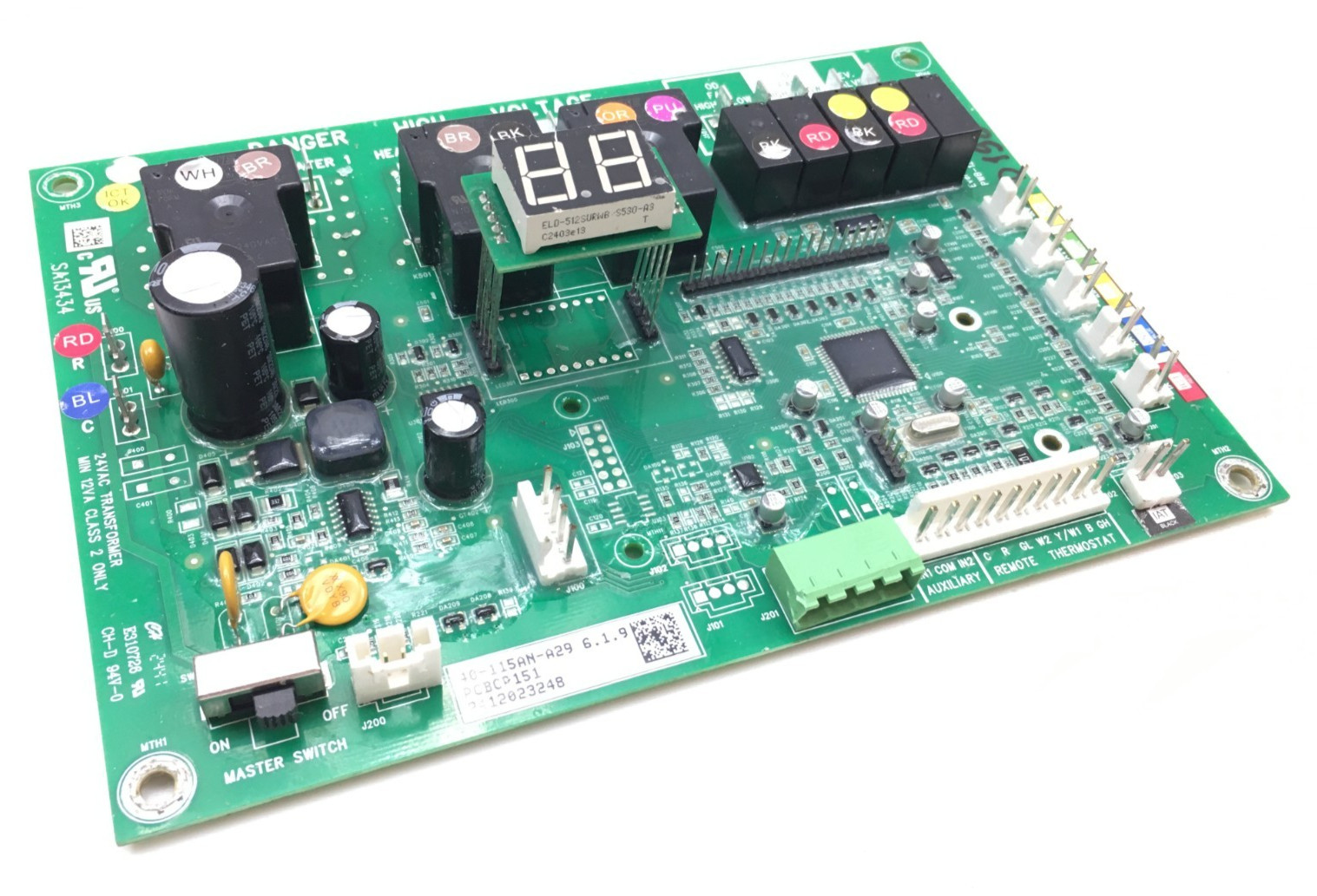 Amana PCBCP151 PTAC Control Circuit Board 40-115AN-A29 used #D198