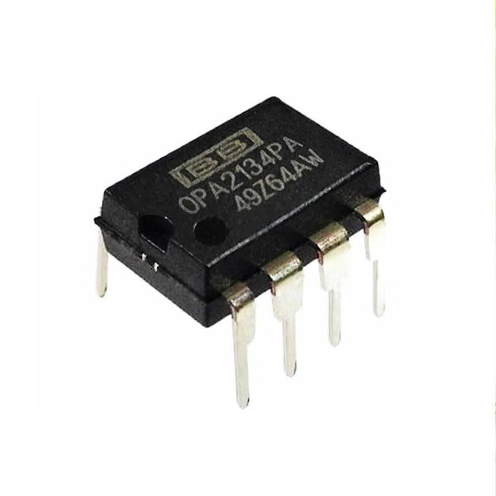 (2) NOS Burr Brown OPA2134PA Dual OpAmp IC - USA Seller & 