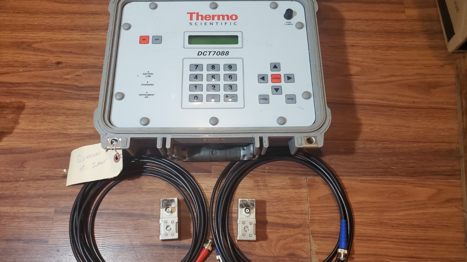 Thermo Scientific DCT7088 Portable Transit Time Flowmeter W/ Sensors & Cables Thermo Scientific DCT7088 Portable Transit Time Flowmeter W/ Sensors & Cables