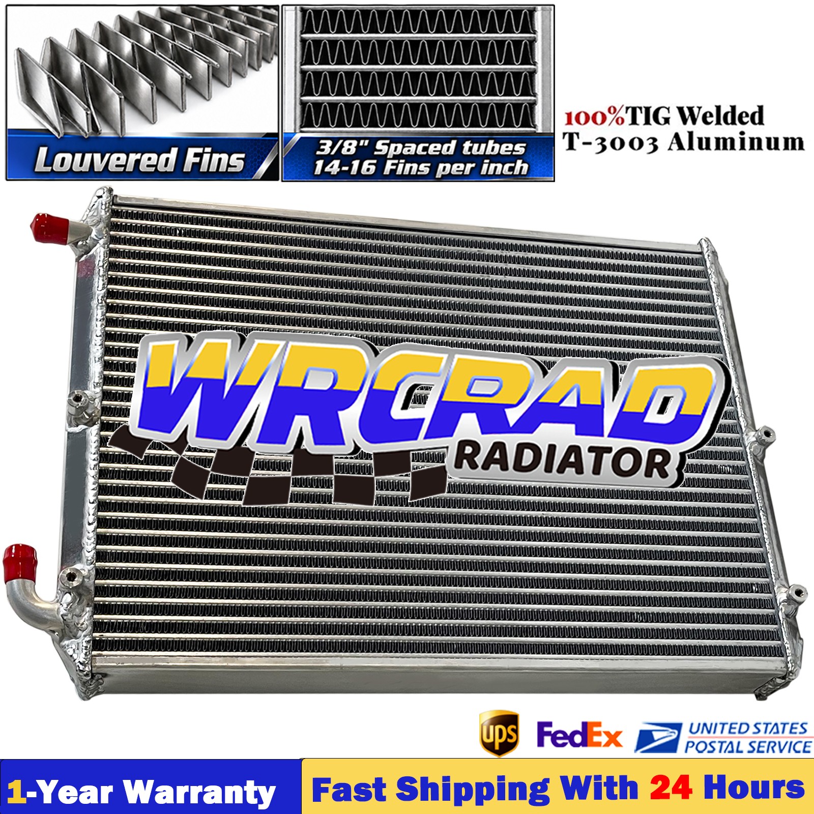 2-Row intercoole For Audi A6 S6 RS6 C7 A7 S7 RS7 3.0 supercharged Heat exchanger