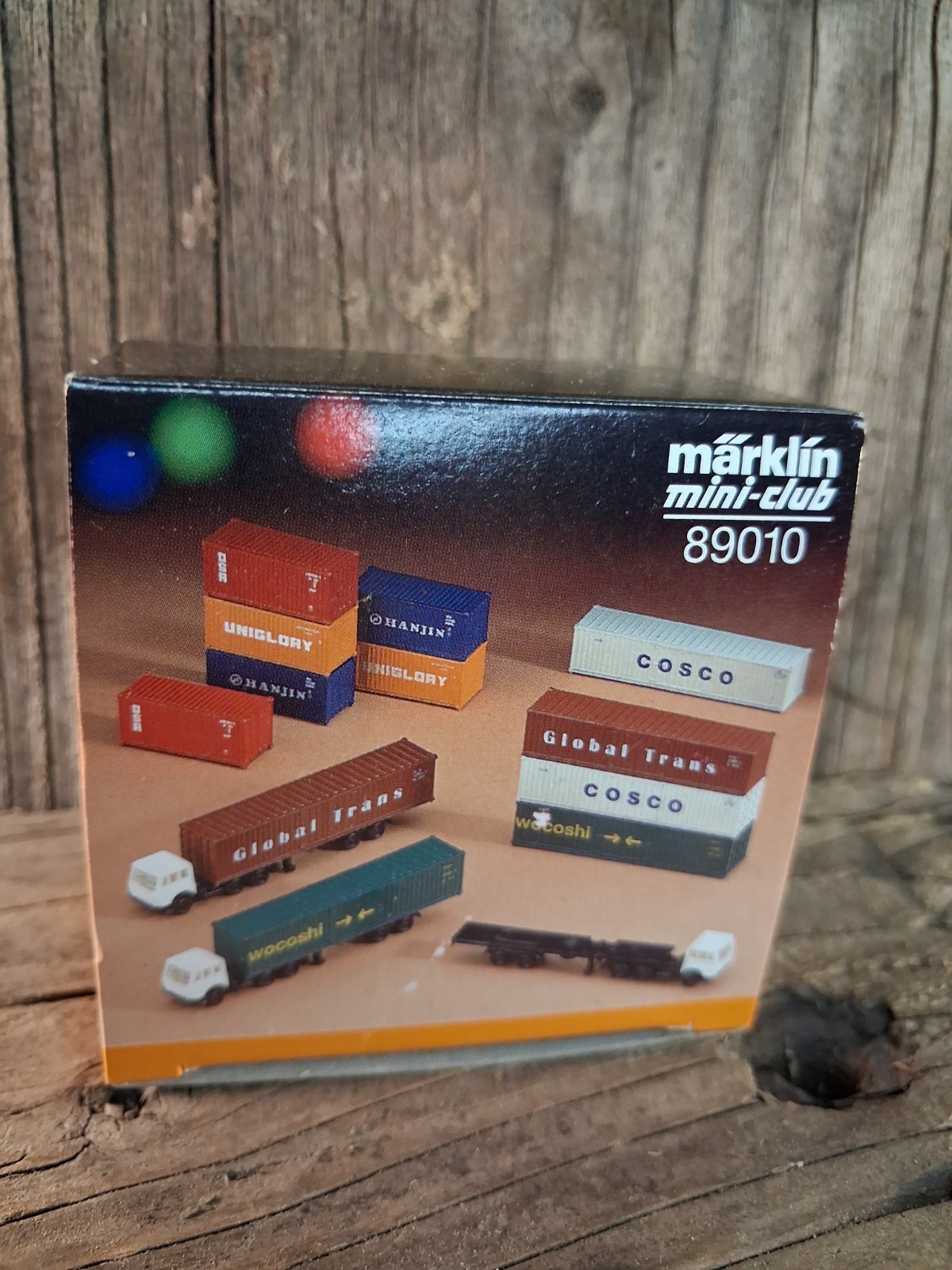 Z Marklin Mini-Club #89010 Container set with tractors NEW   N-26